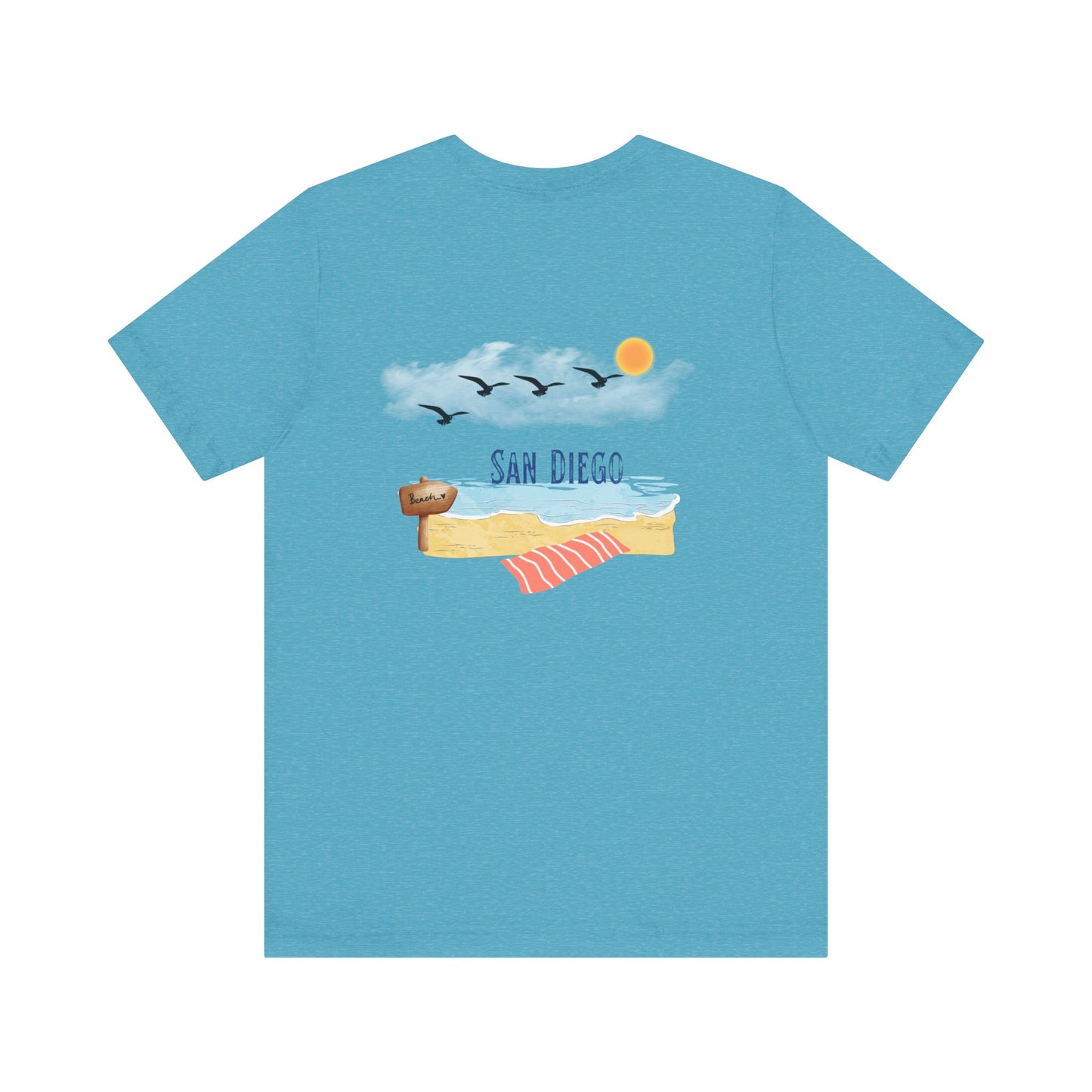 San Diego Beach T-Shirt, view 9