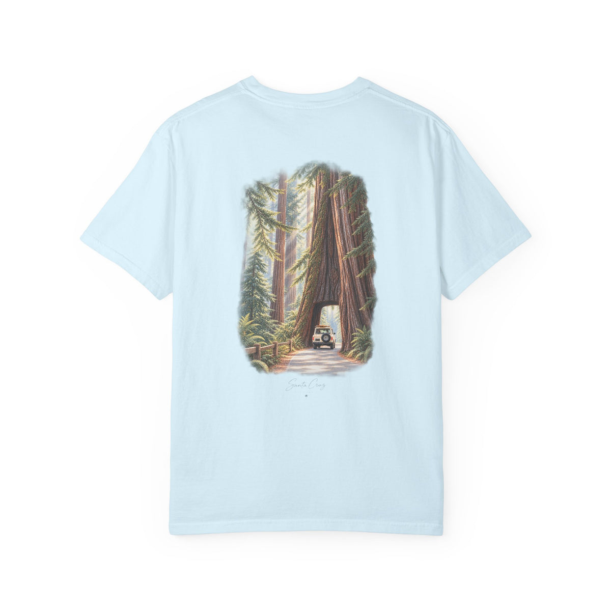 Between the Giants redwoods t-shirt, view 3