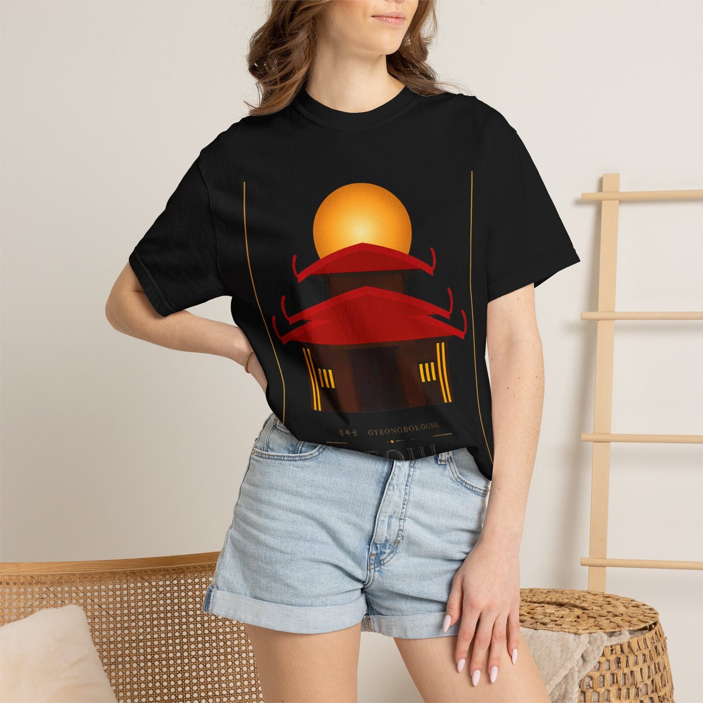Seoul Pagoda Sunset T-Shirt