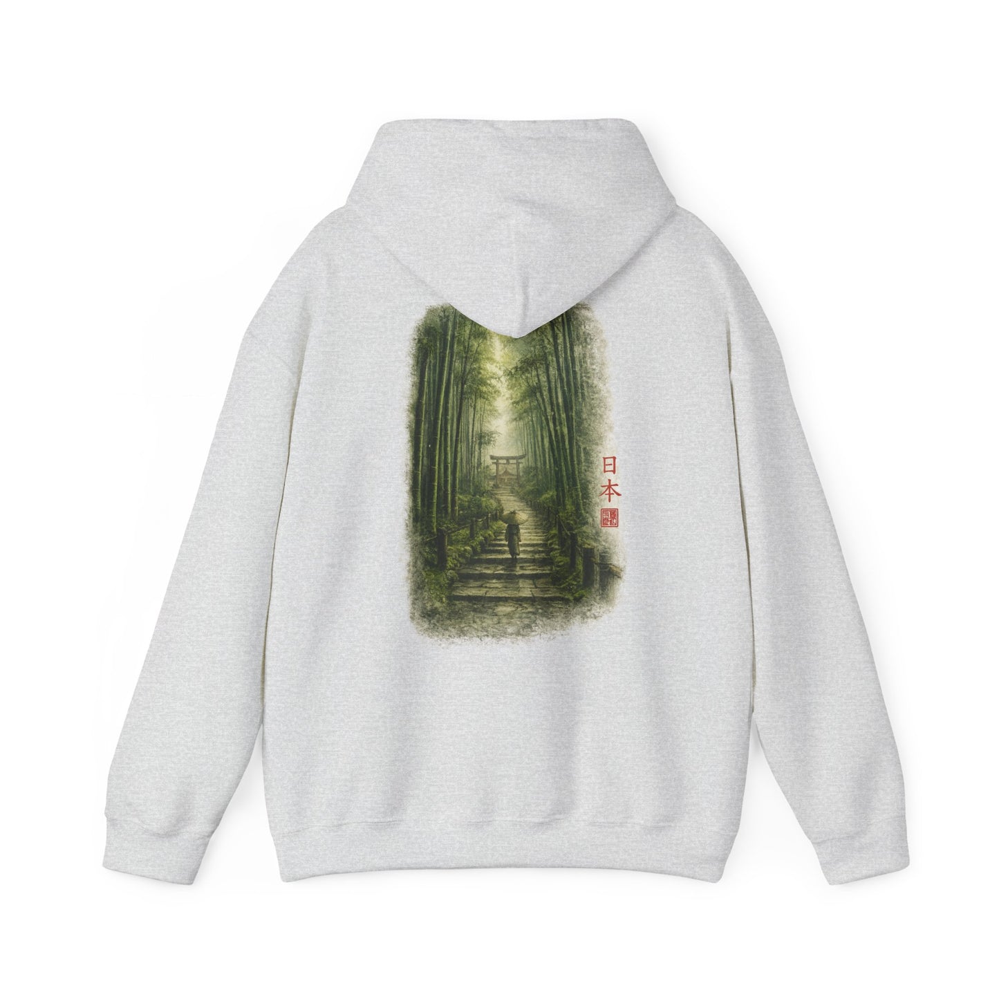 Zen Bamboo Forest Hoodie