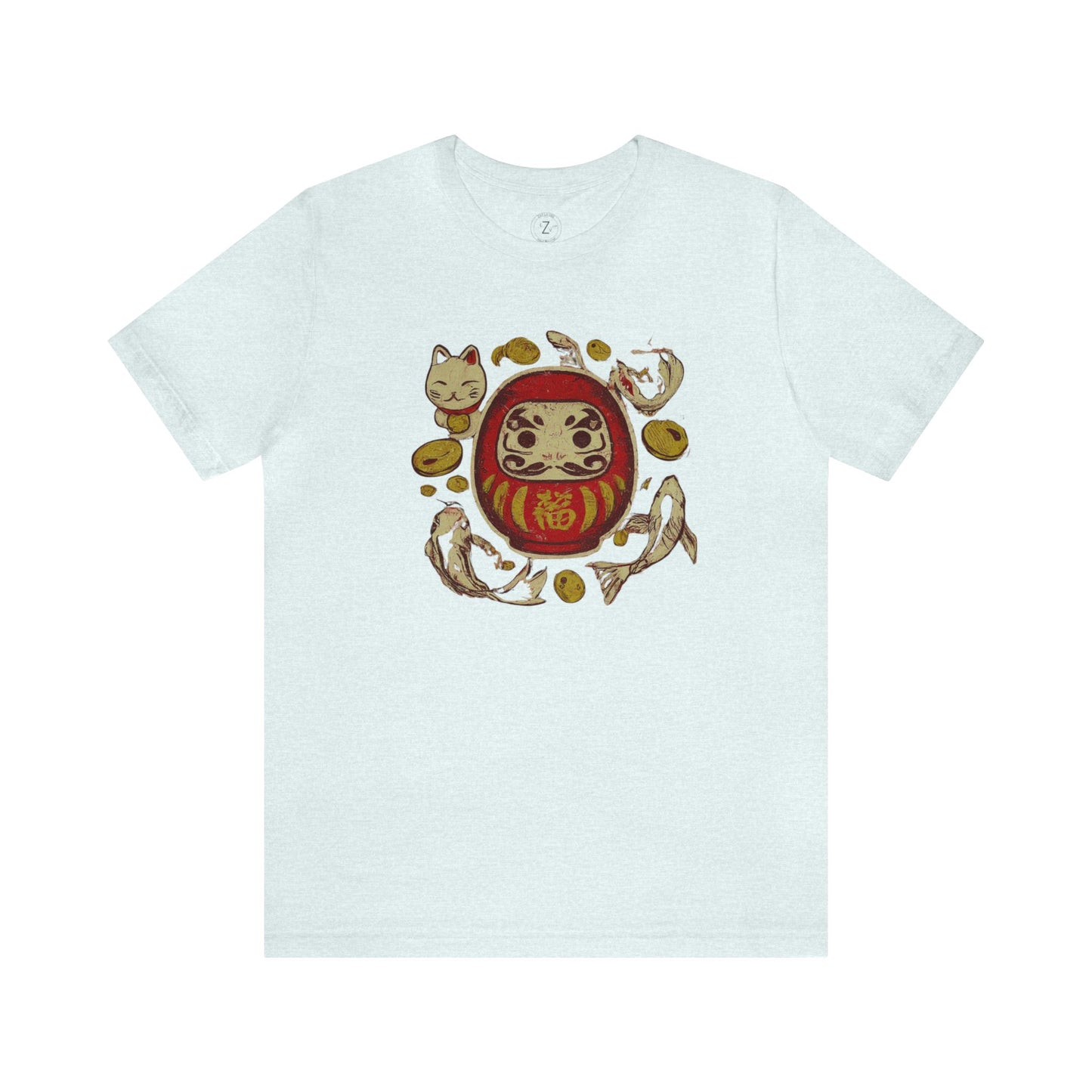 Japan Lucky Daruma Vintage- Unisex T-Shirt
