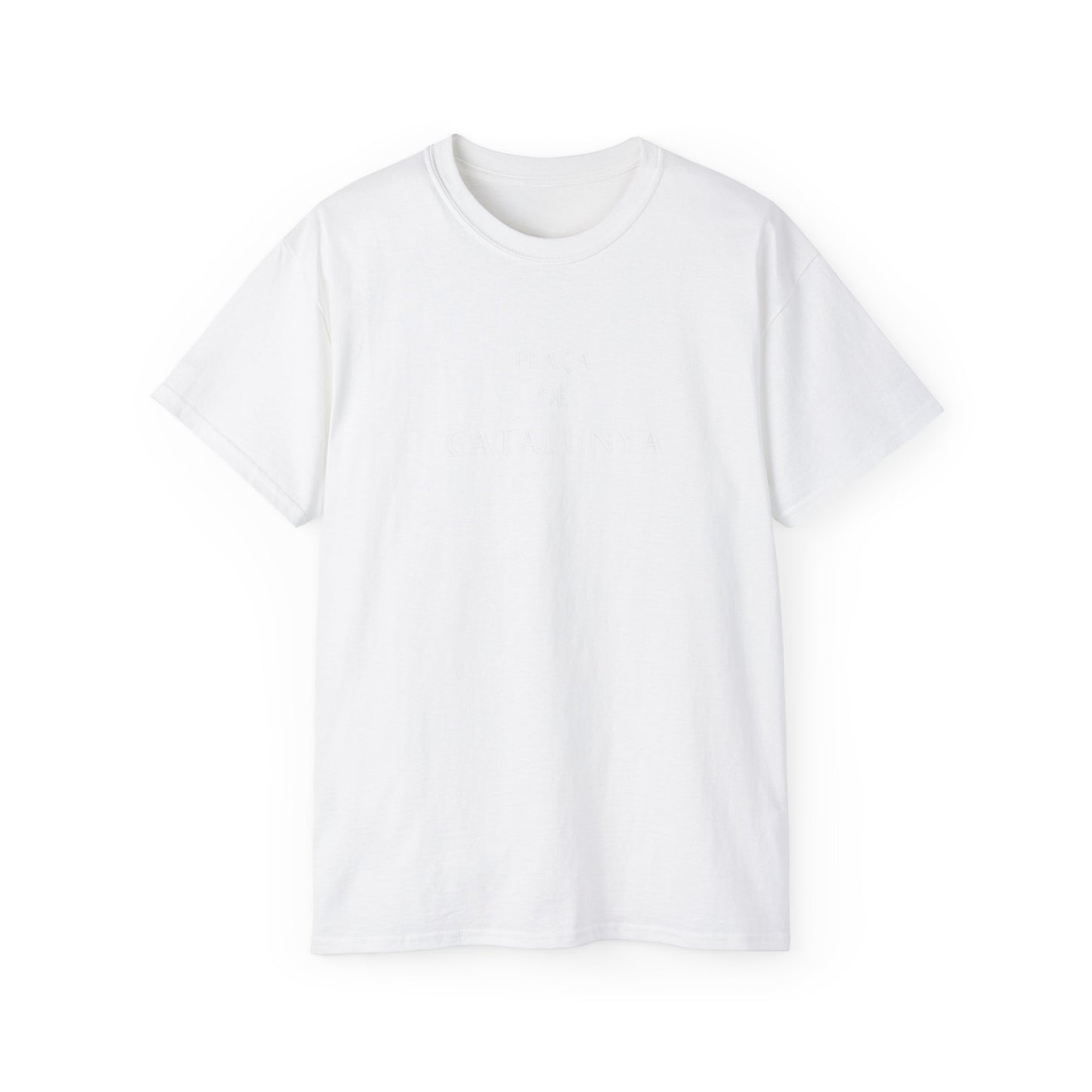 Barcelona Placa de Catalunya Font- Unisex T-Shirt