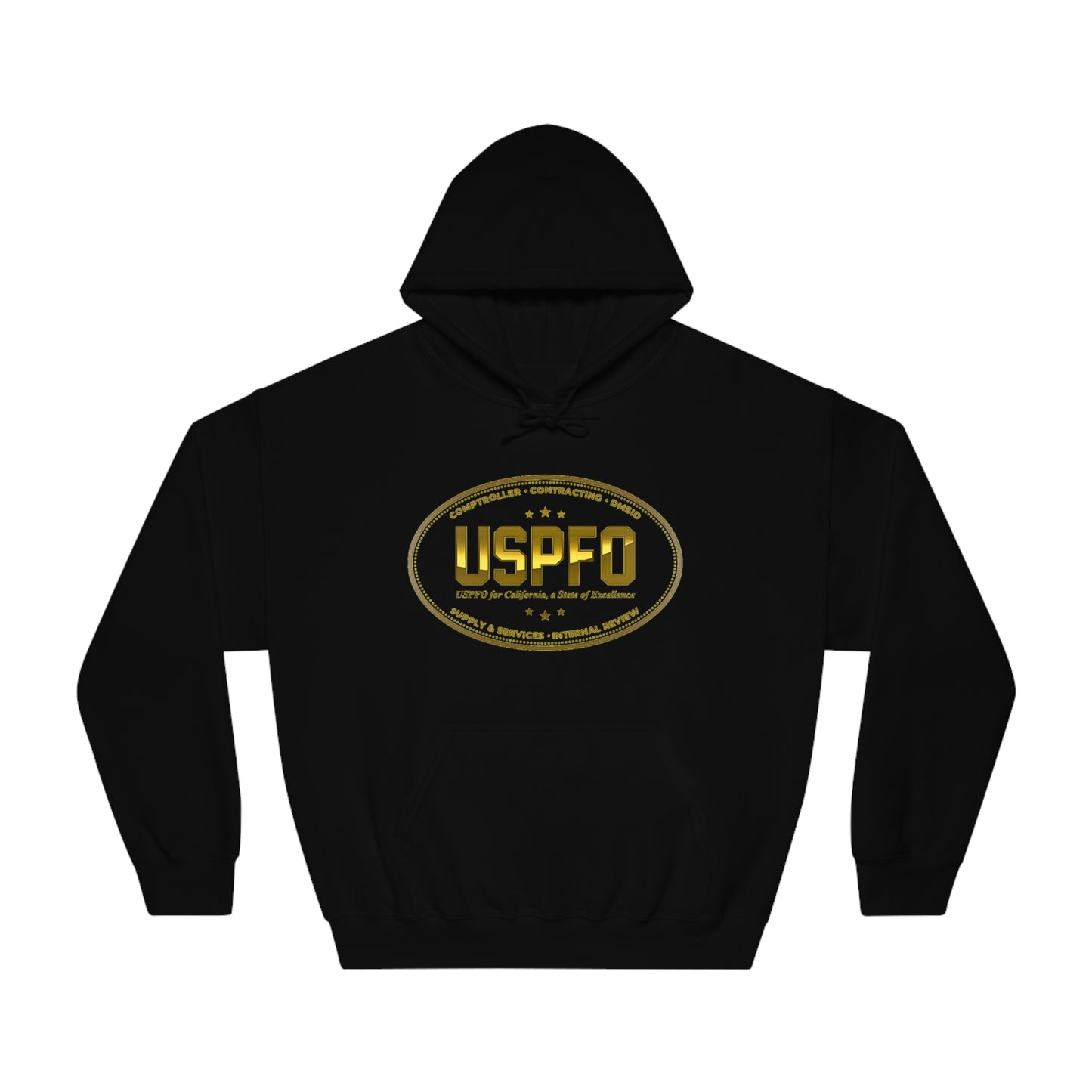 USPFO Gold Oval- Unisex DryBlend® Hoodie