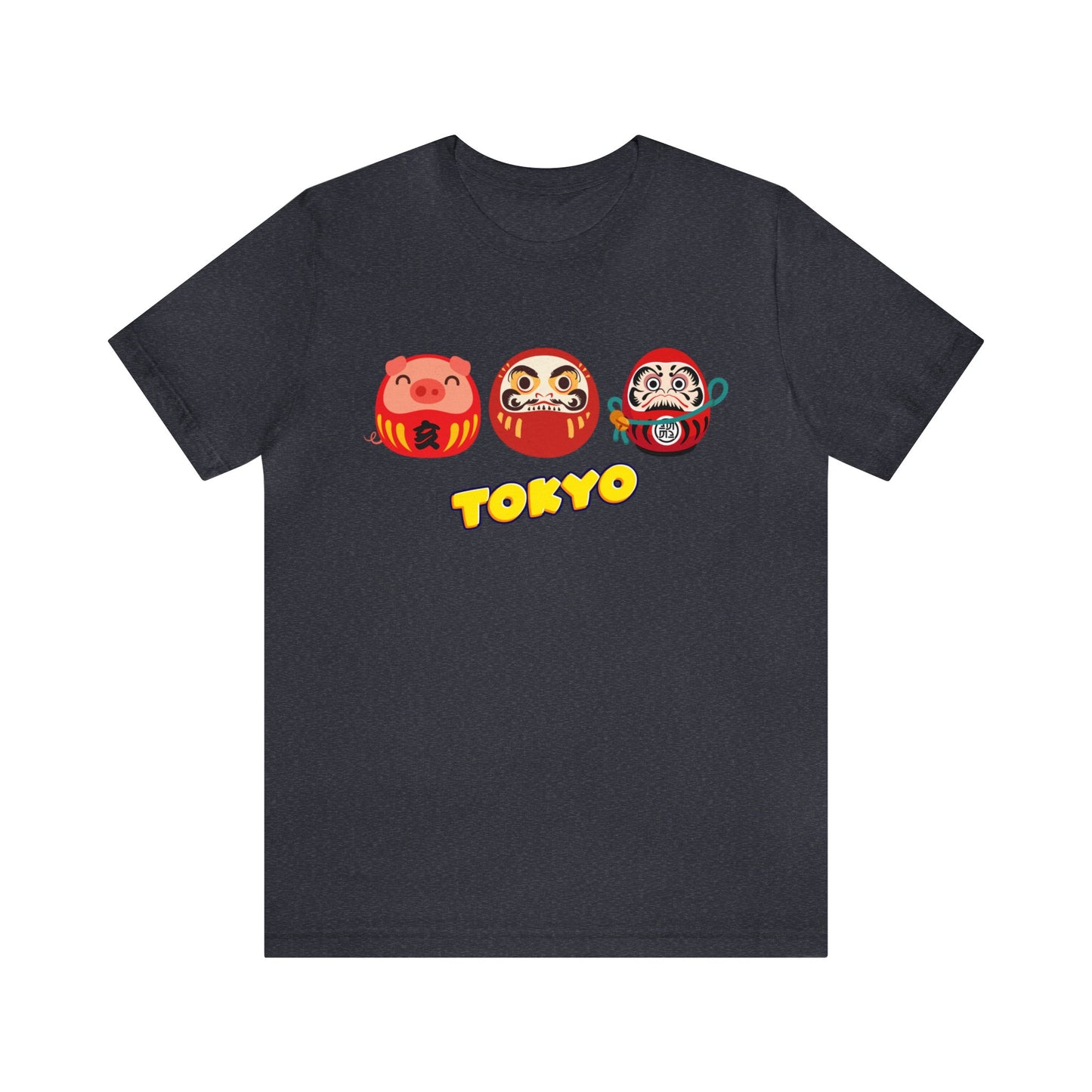 Tokyo Daruma Doll- Unisex T-Shirt- Express Delivery available