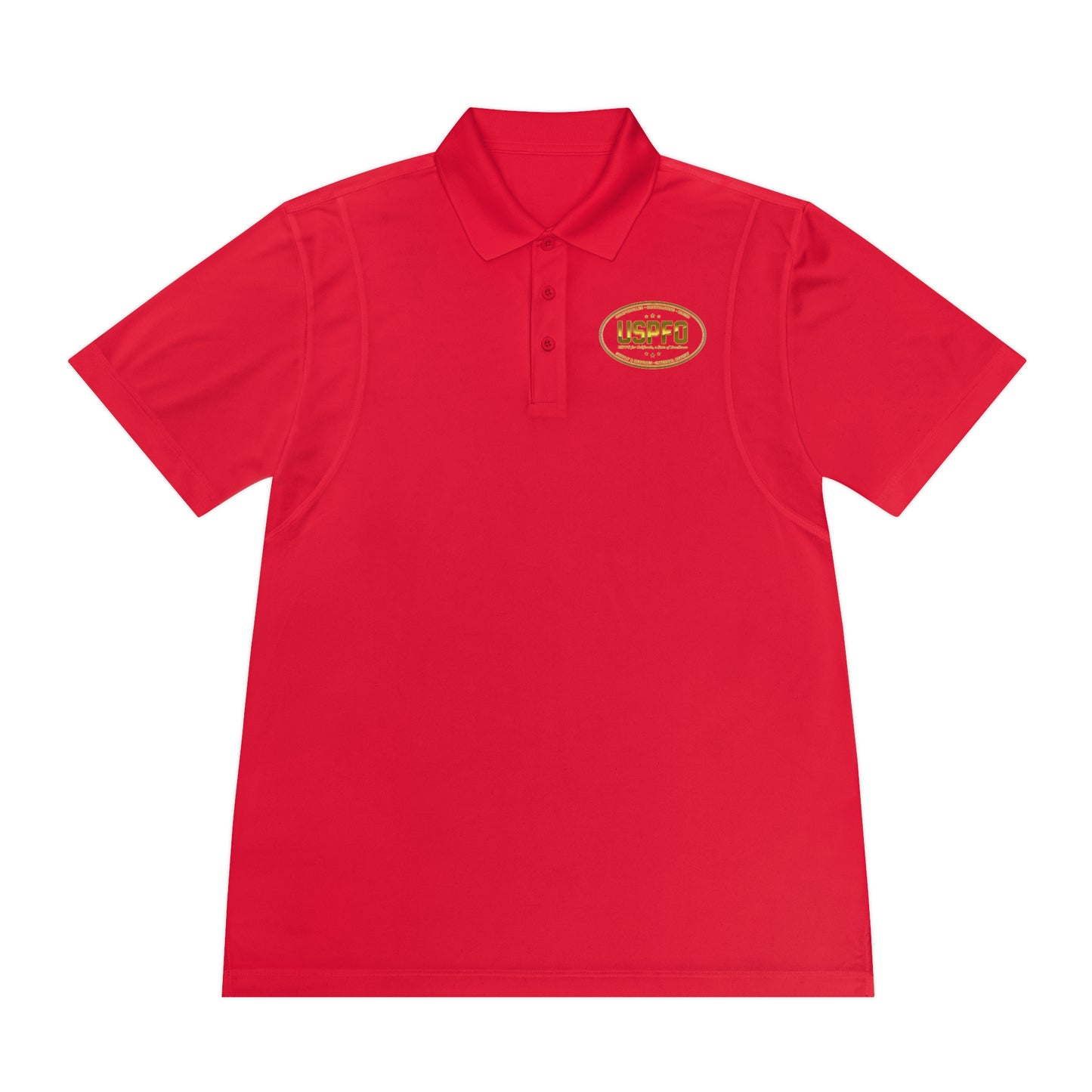 USPFO Gold Oval- Sport Polo Shirt