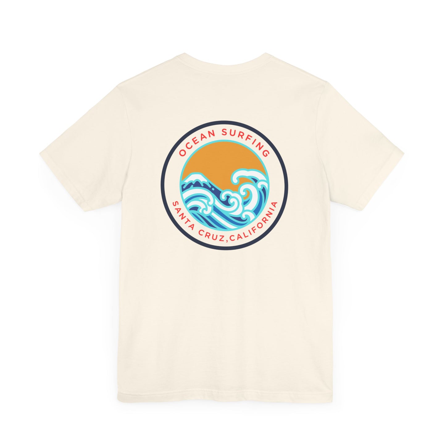 Santa Cruz Surfing- Unisex T-Shirt (back print)