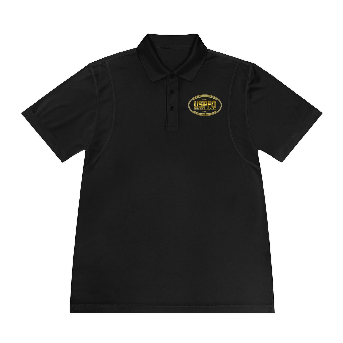 USPFO Gold Oval- Sport Polo Shirt