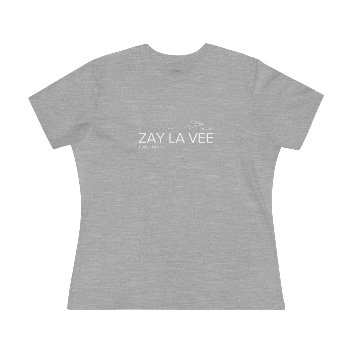 Zay La Vee Flat Logo Women's T-Shirt, view 3