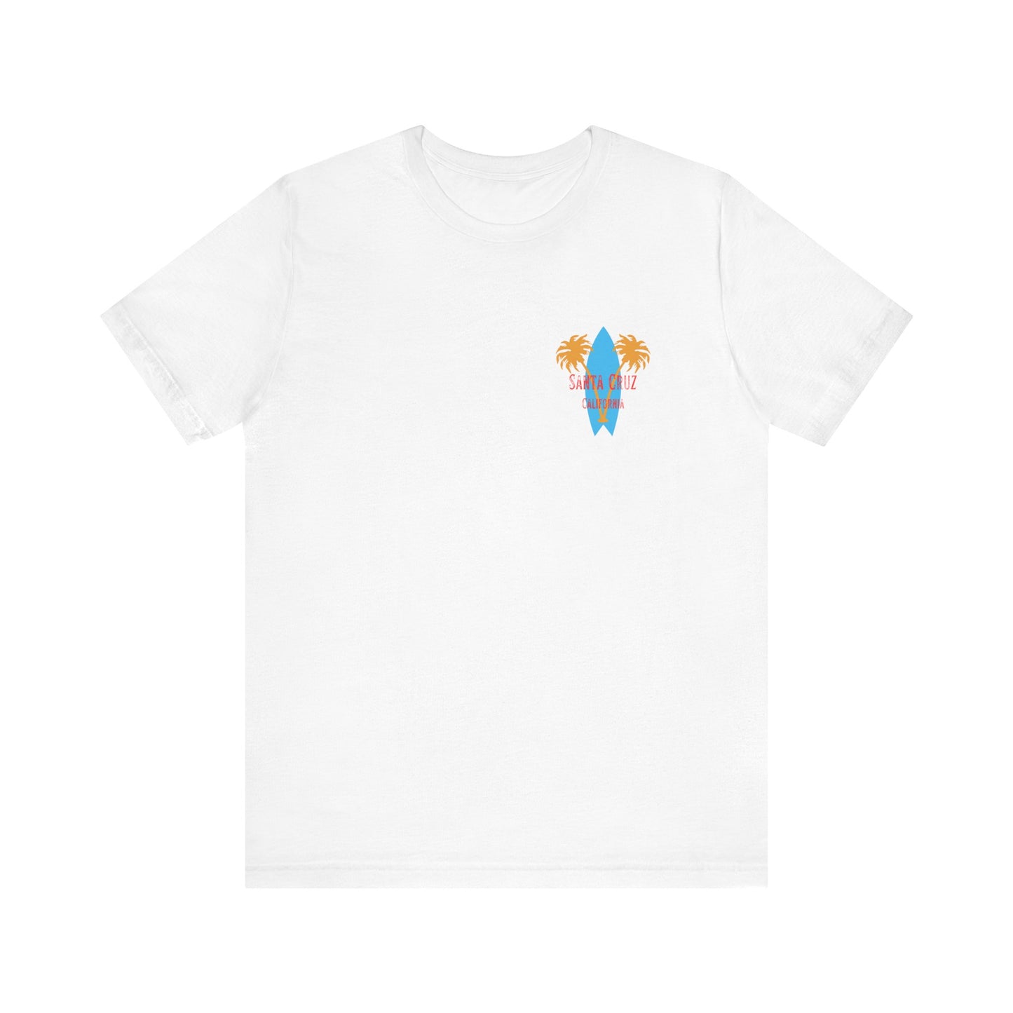 Santa Cruz Surfing- Unisex T-Shirt (back print)