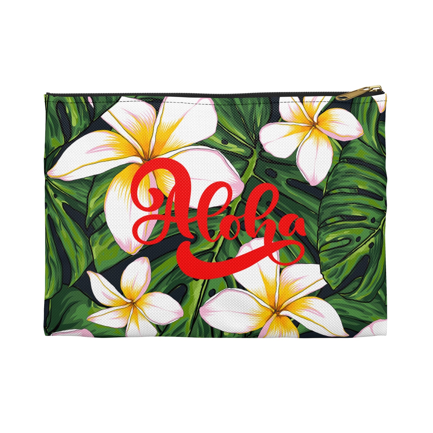 Hawaii- Aloha Plumeria- 8.35in. Travel Pouch