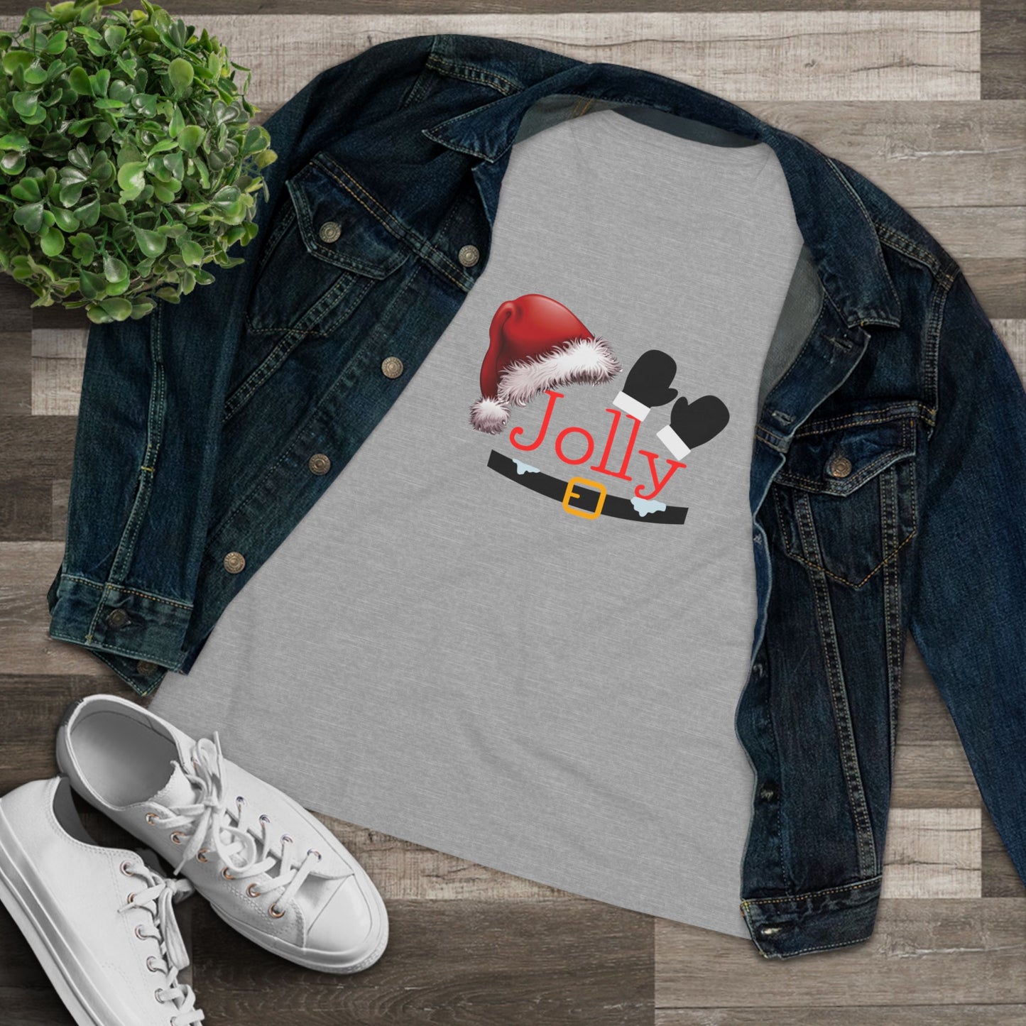 Jolly Santa Women's Premium Tee