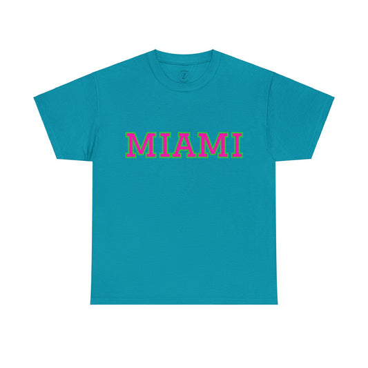 Florida Miami Block Font- Unisex T-Shirt