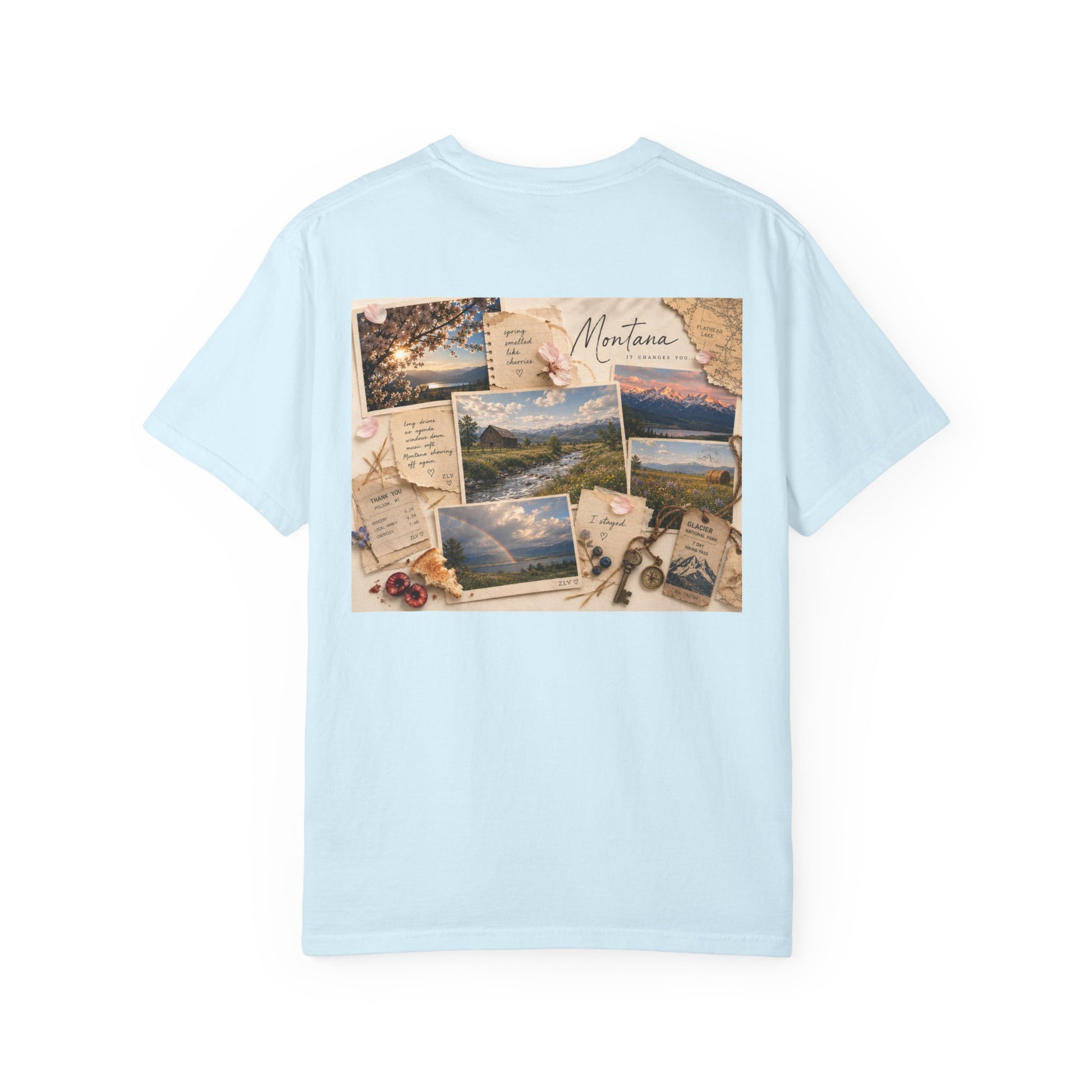 Montana Travel Collage T-Shirt, view 6
