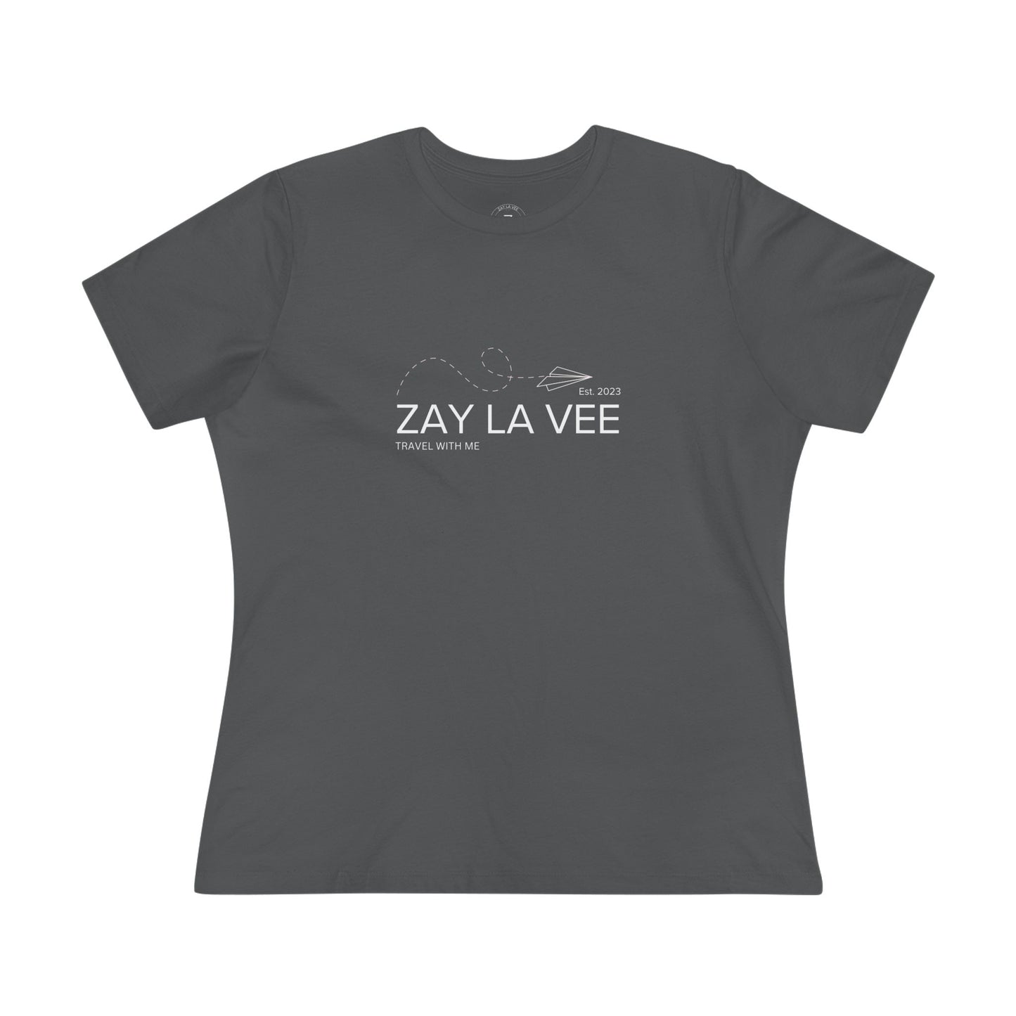 Zay La Vee Flat Logo Women's T-Shirt, view 2