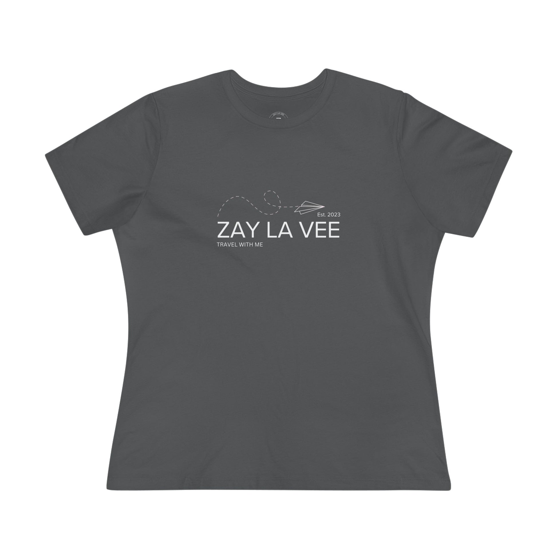 Zay La Vee Flat Logo Women's T-Shirt, view 2