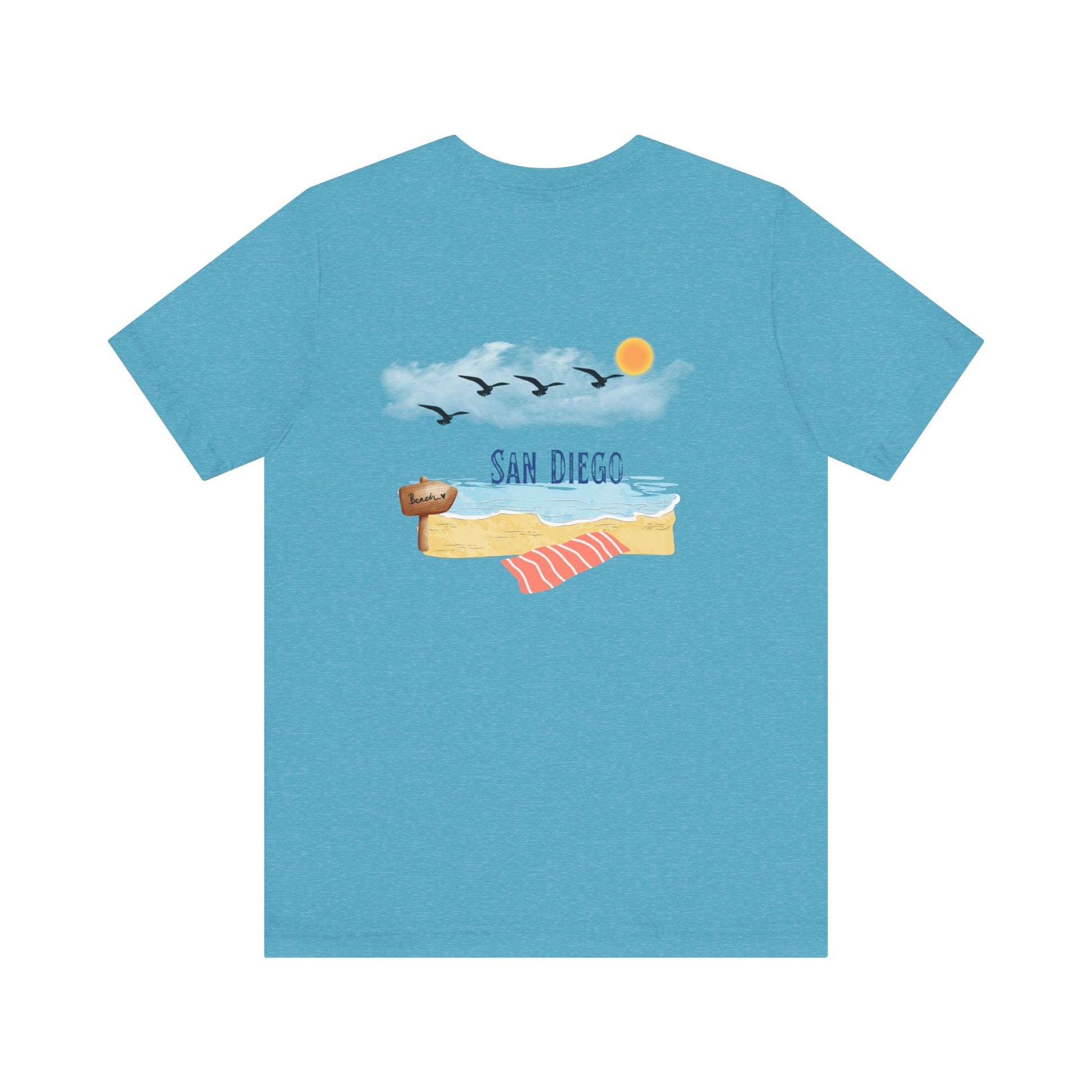 San Diego Beach T-Shirt, view 9