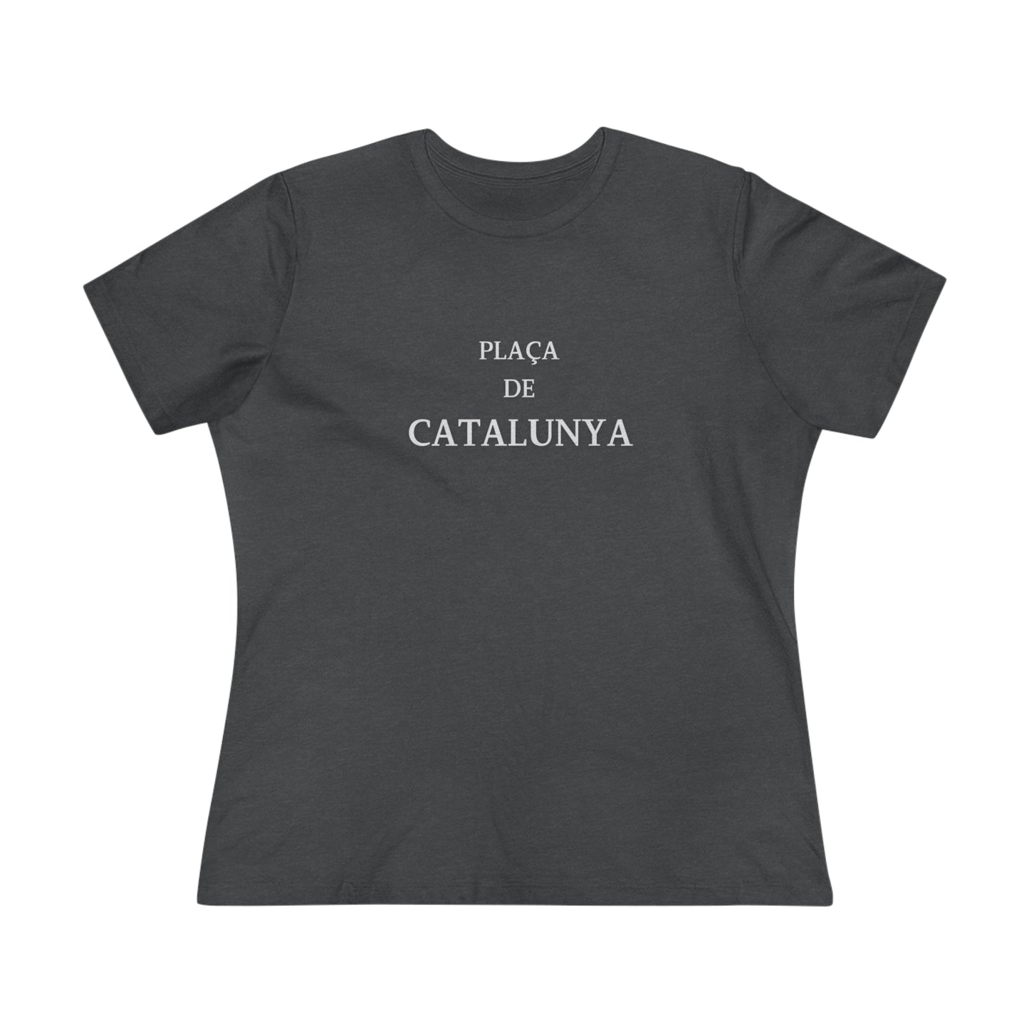 Barcelona Placa de Catalunya Font- Women's T-Shirt