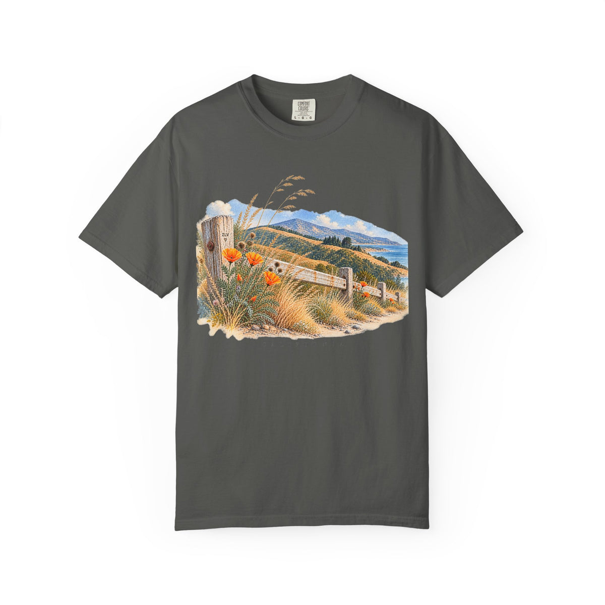 California, Along the Way t-shirt, view 3