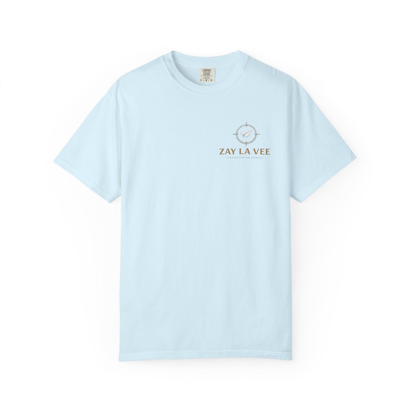 Australia Kangaroo Scenic vintage outback graphic t-shirt, chambray