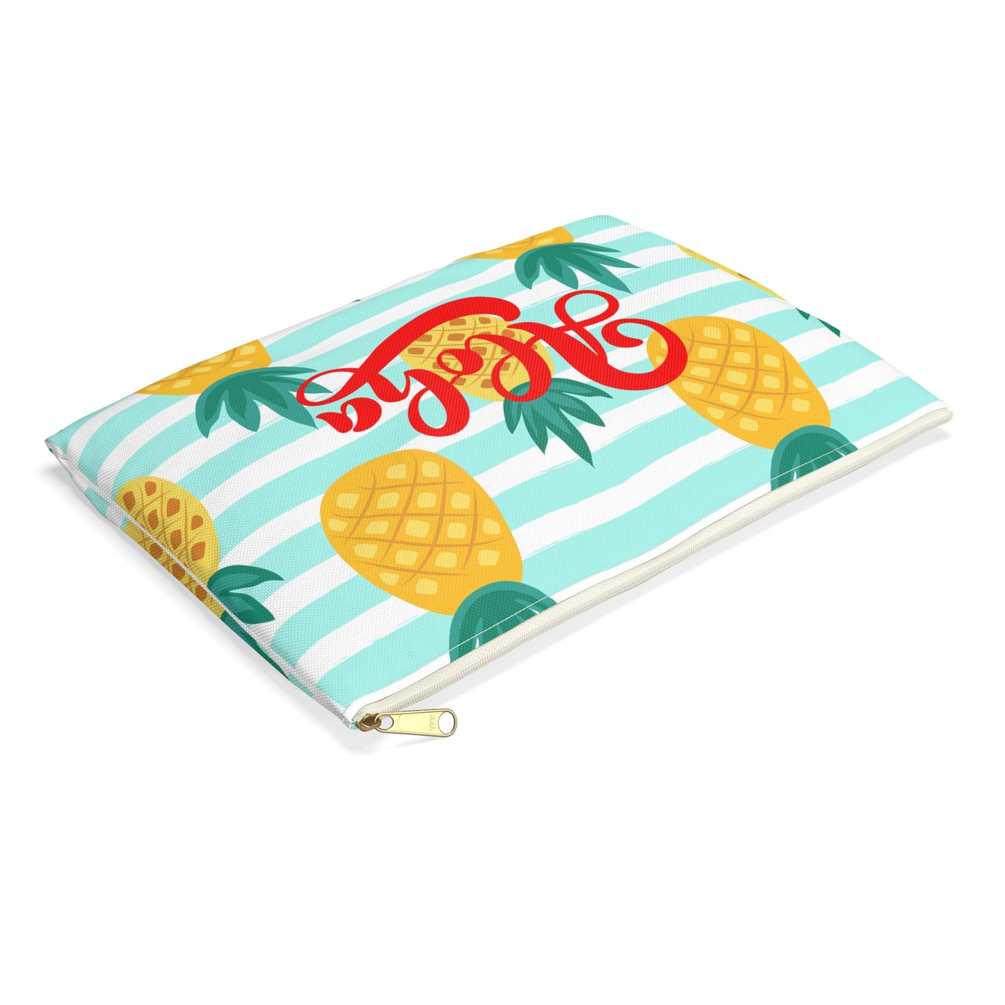 Hawaii- Aloha Pineapple- 11.8in. Travel Pouch