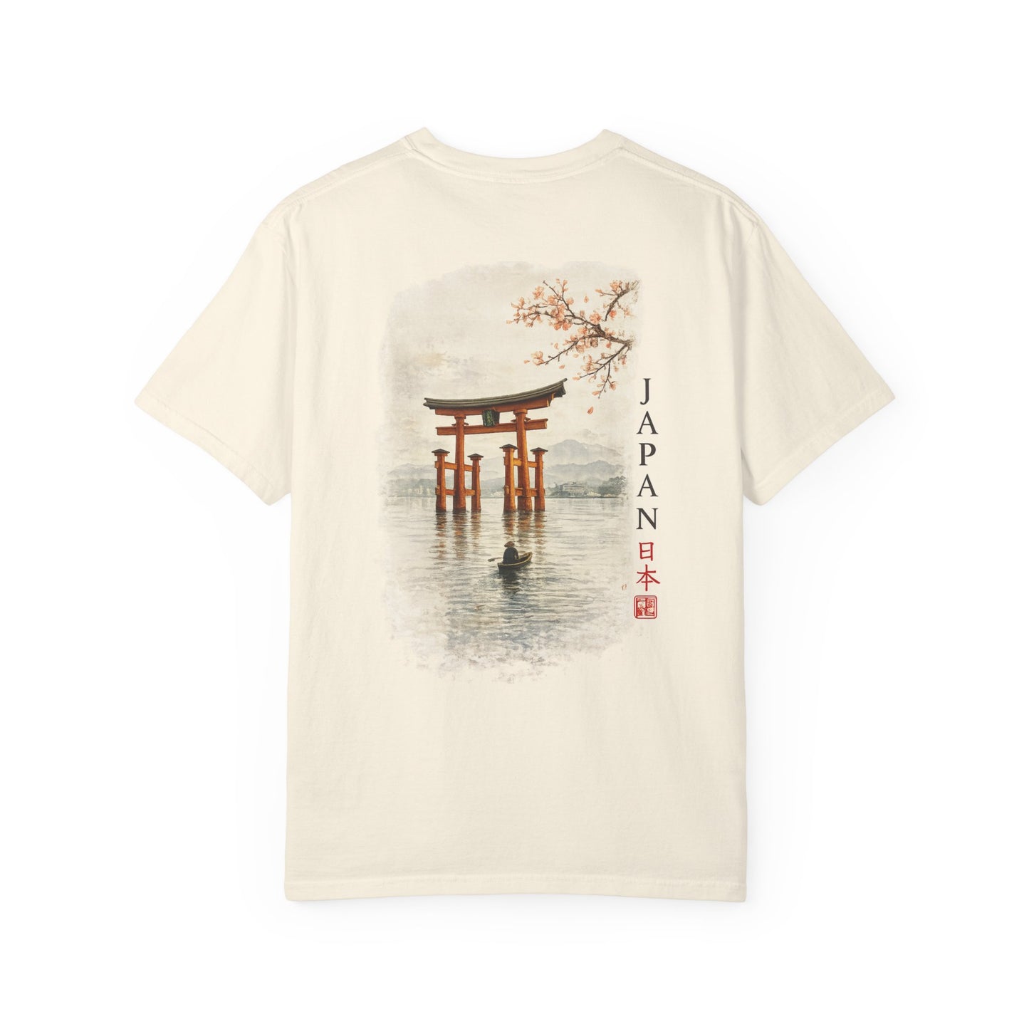 Japan Torii Gate T-Shirt — Miyajima Shrine Scenic Tee