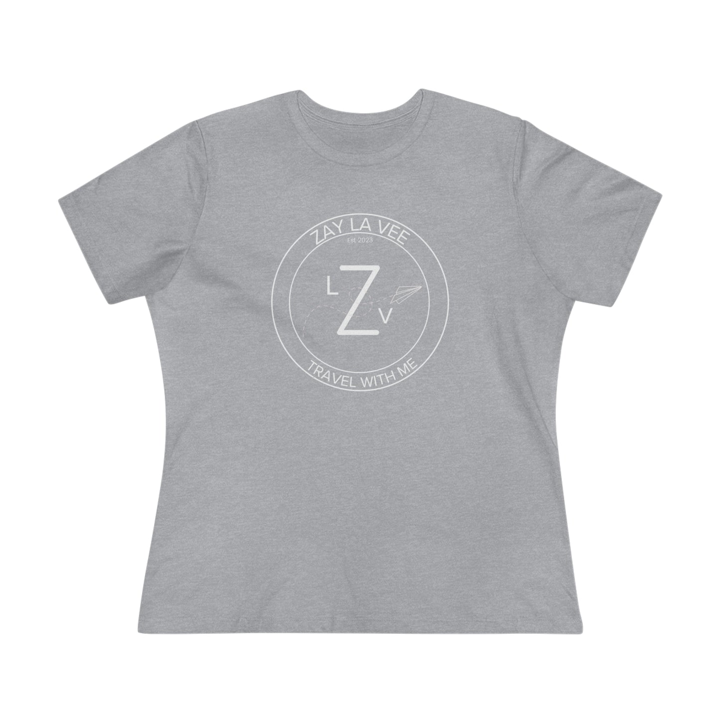 Zay La Vee Round Logo- Women's T-Shirt