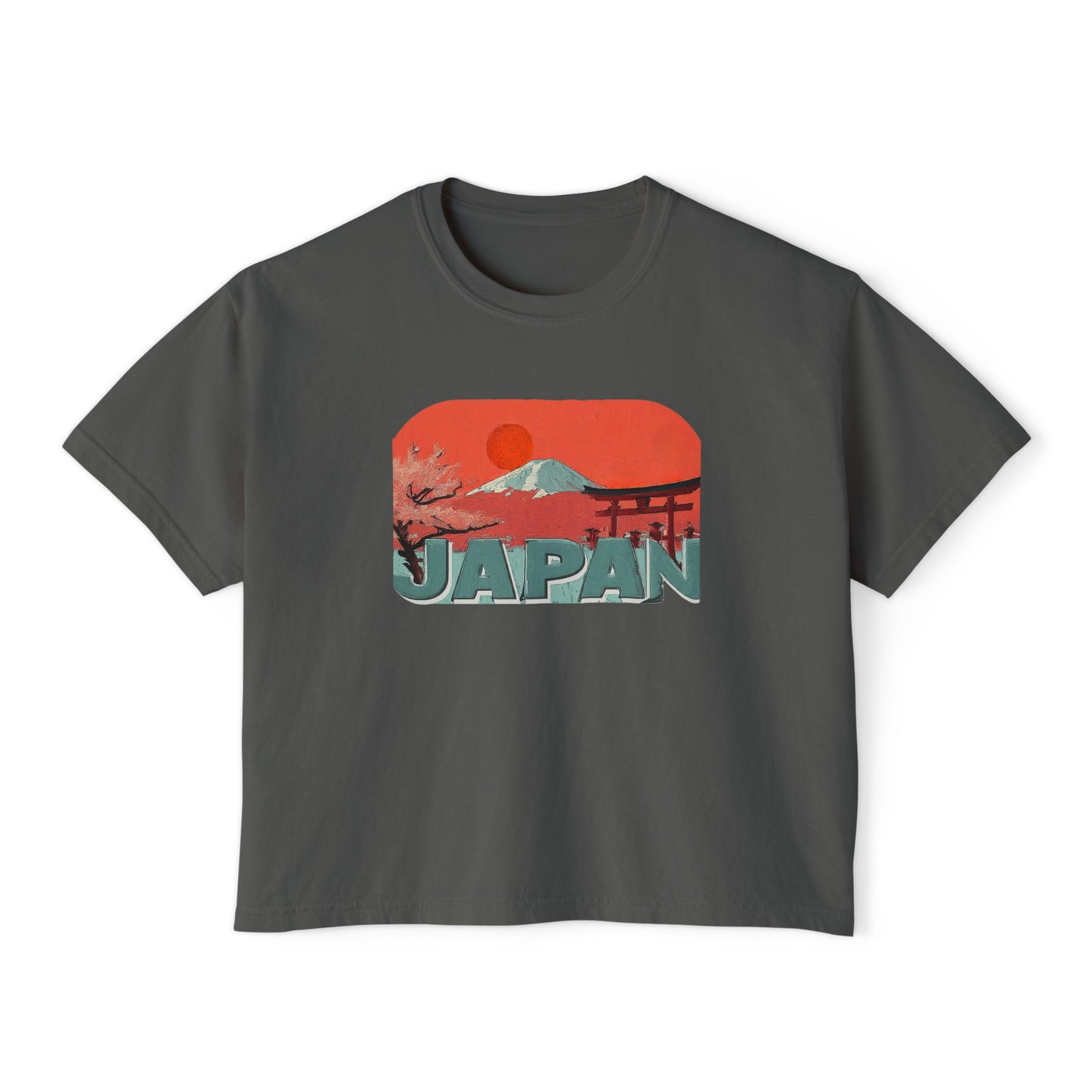 Japan Mt. Fuji- Women's Crop T-Shirt