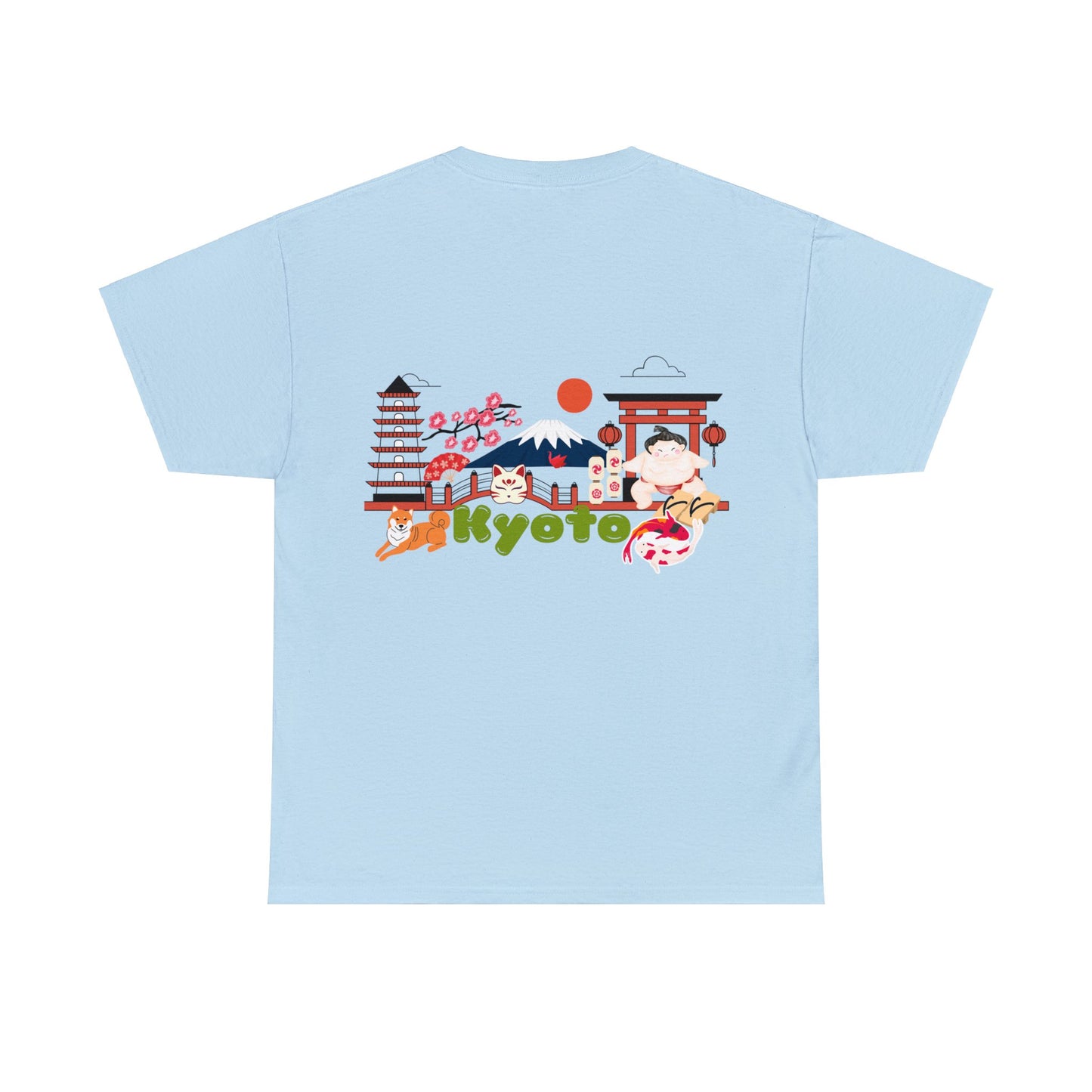 Kyoto Japan Mt Fuji Sumo- Unisex T-Shirt