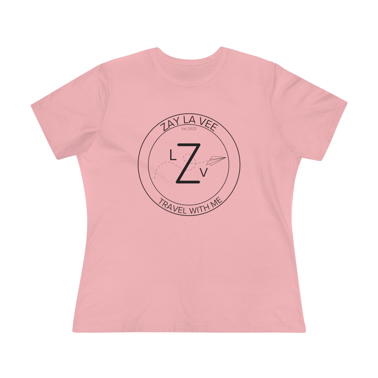 Zay La Vee Round Logo- Women's T-Shirt