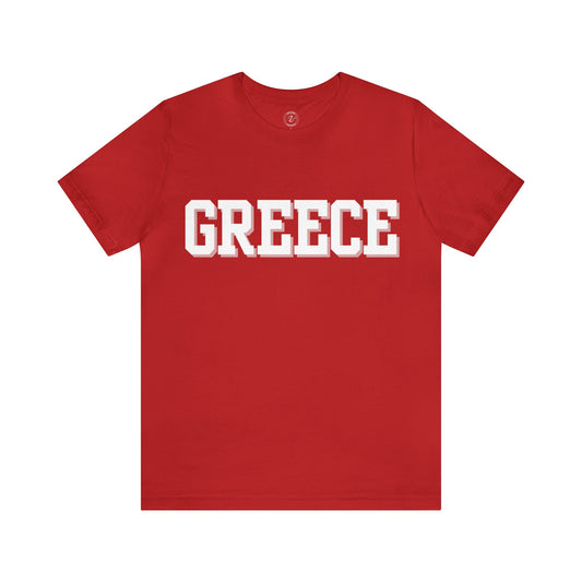 Greece Block Font- Unisex T-Shirt