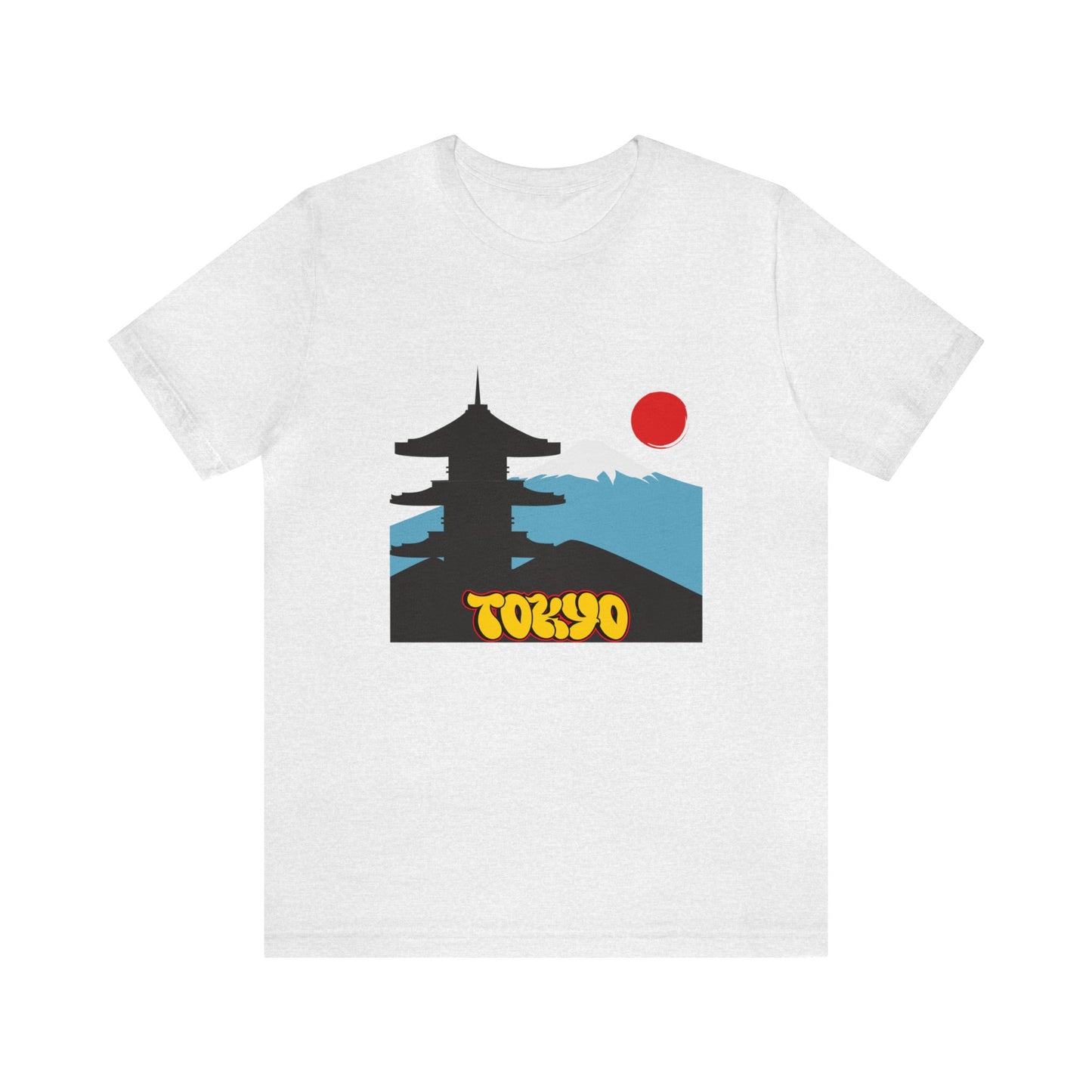 Tokyo Pagoda Mt. Fuji- Unisex T-Shirt- Express Delivery