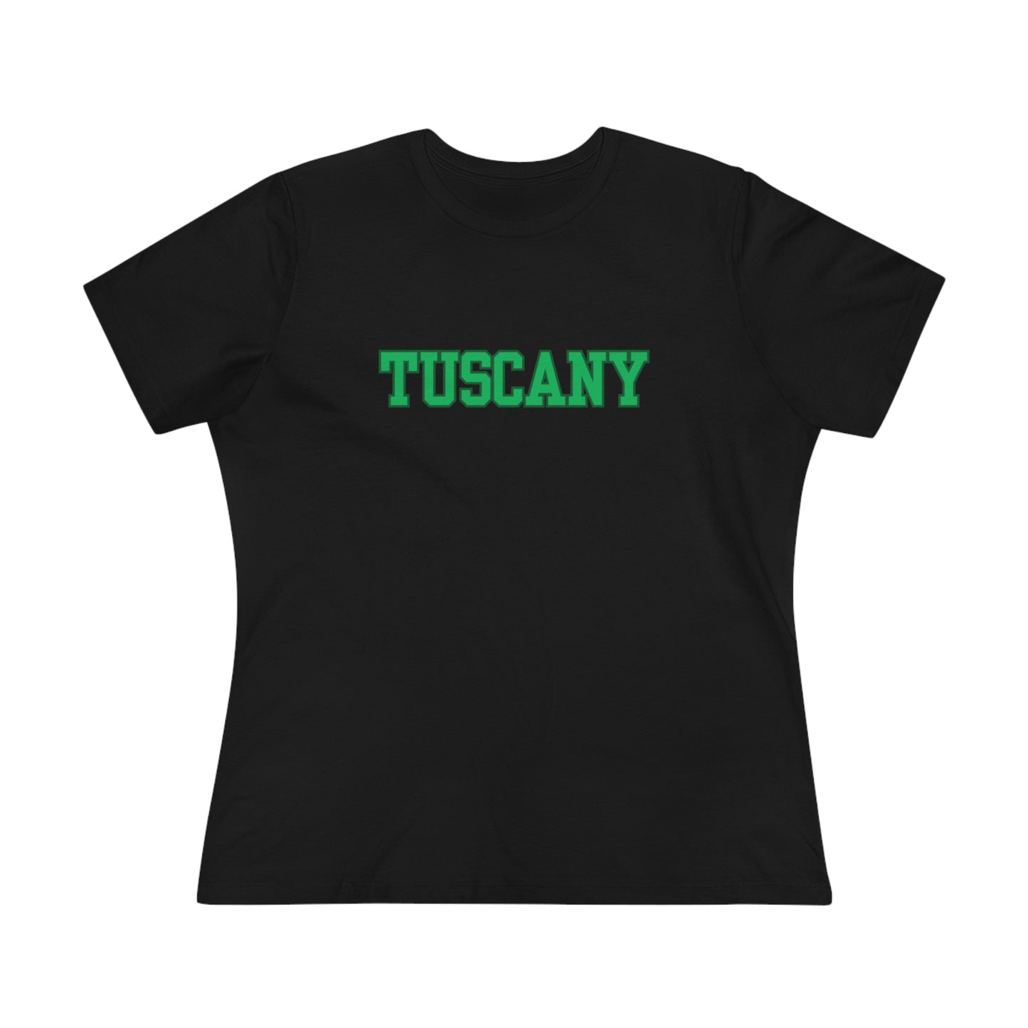 Italy Tuscany Block Font- Women's T-Shirt