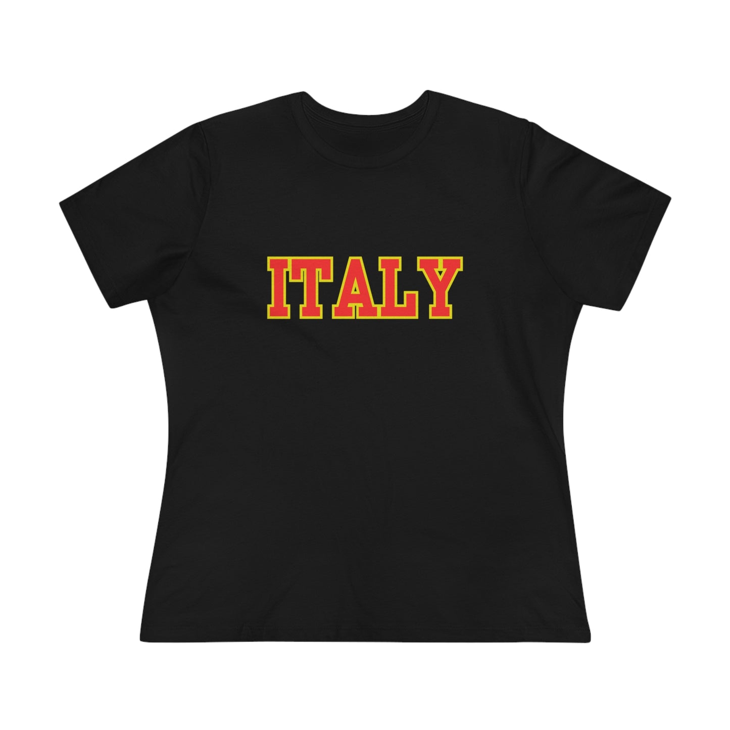 Italy Block Font- Women's T-Shirt