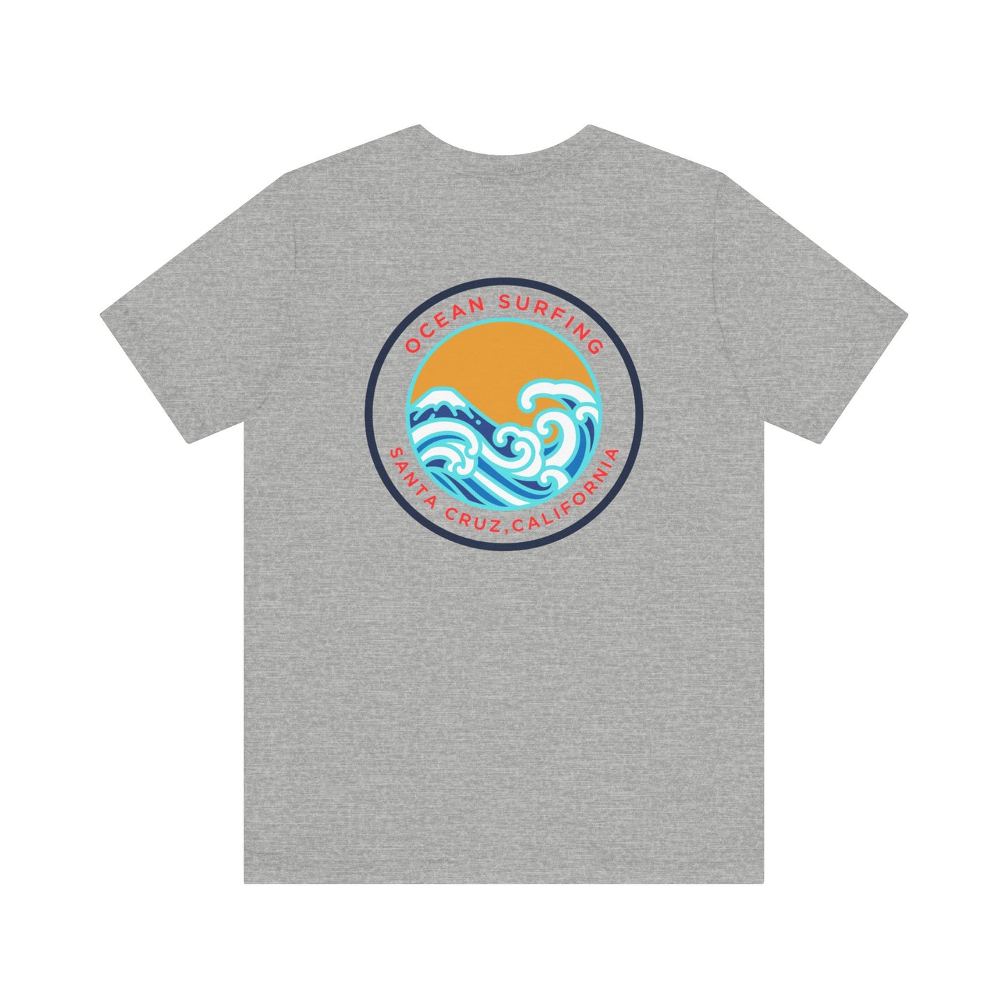 Santa Cruz Surfing- Unisex T-Shirt (back print)