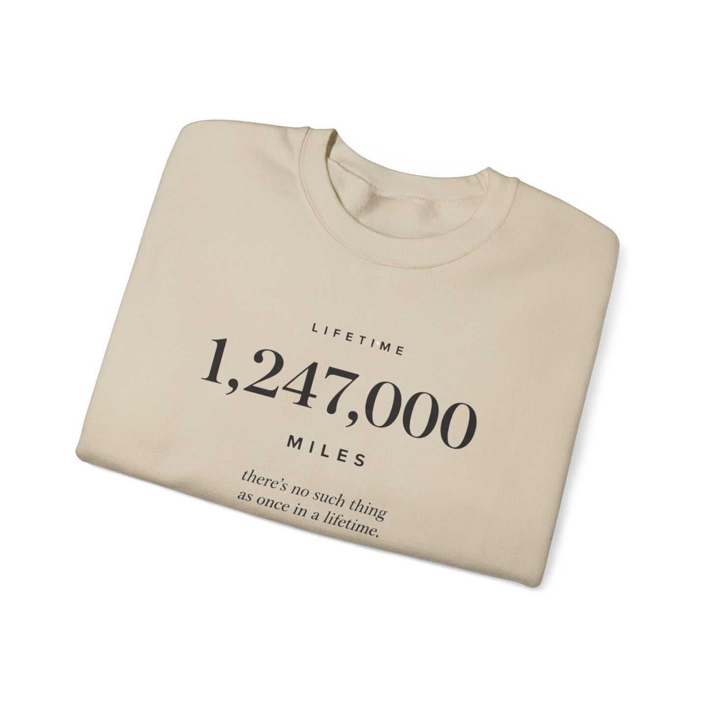 1,247,000 Miles Traveled Vintage Crewneck Sweatshirt