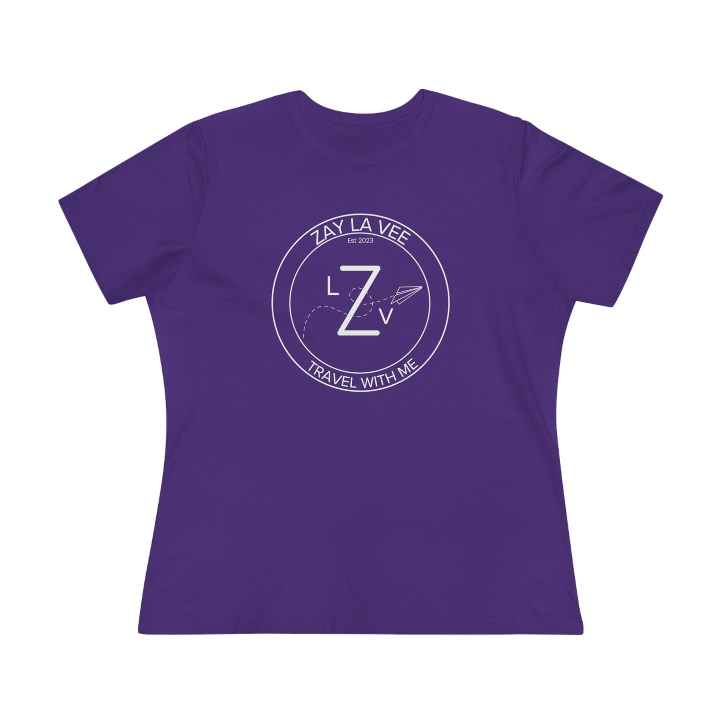 Zay La Vee Round Logo- Women's T-Shirt