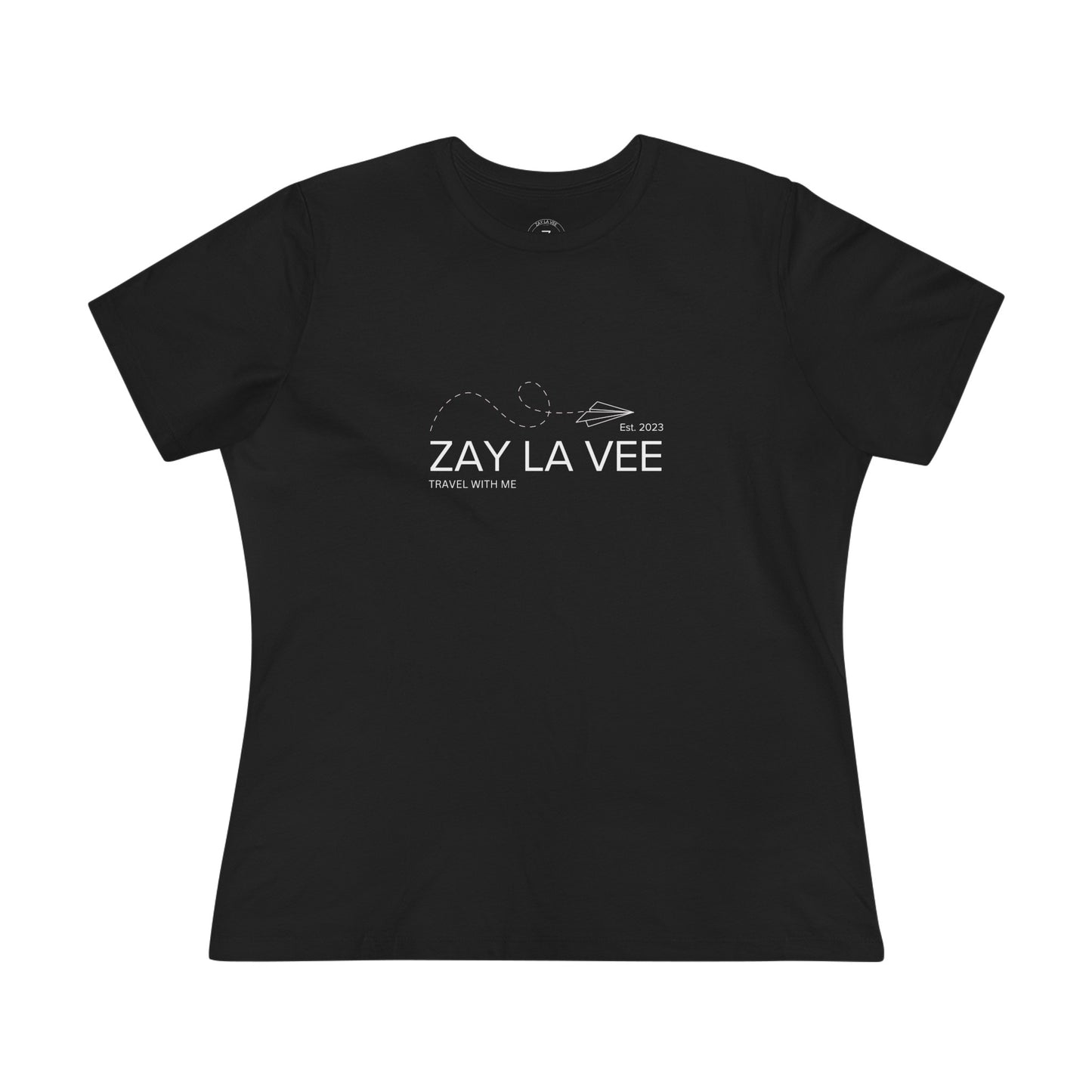 Zay La Vee Flat Logo- Women's T-Shirt