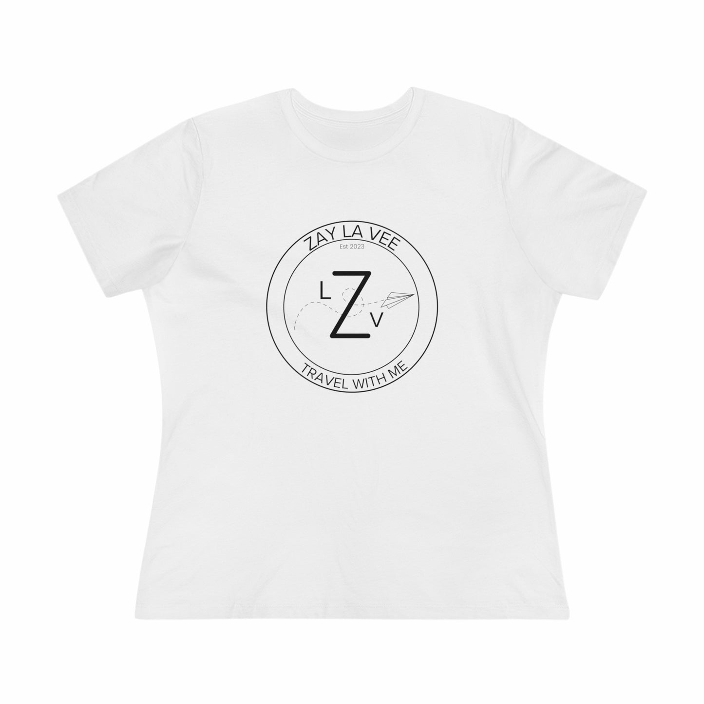 Zay La Vee Round Logo- Women's T-Shirt