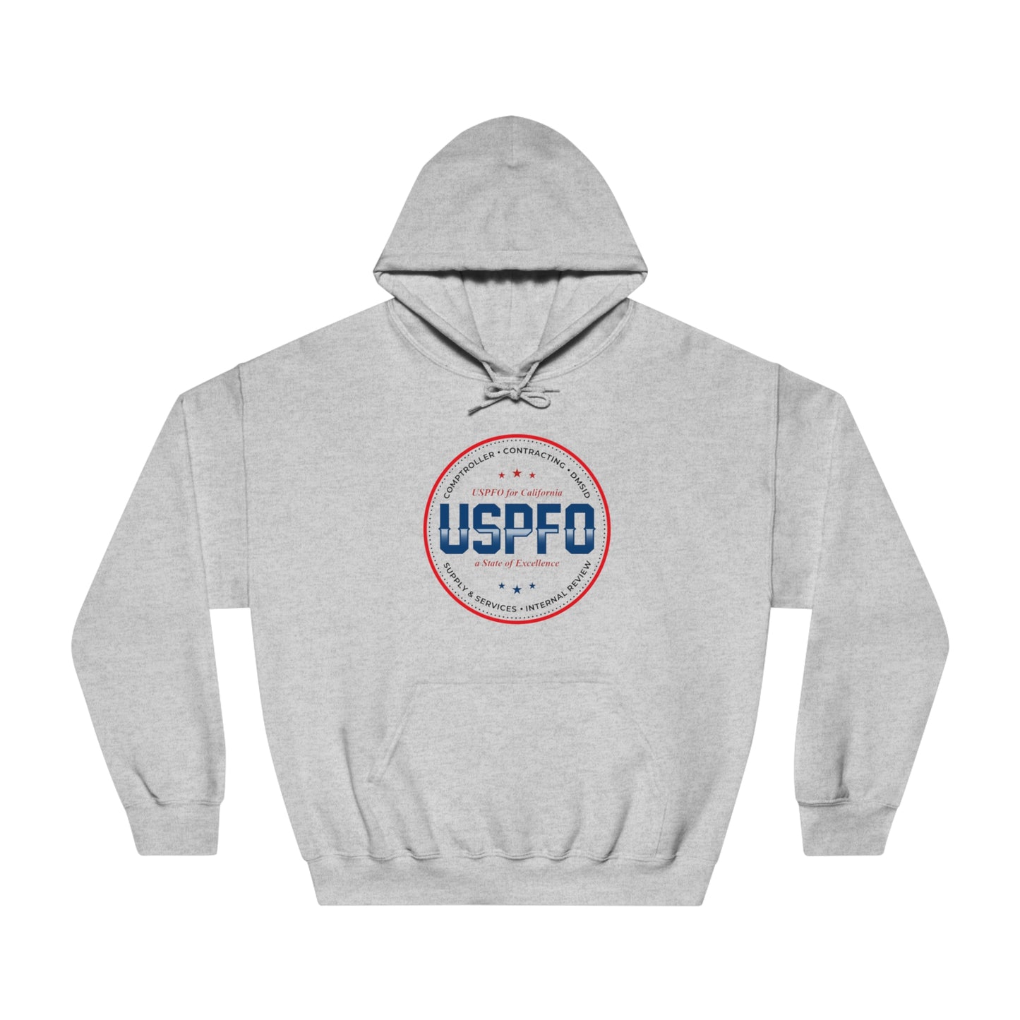 USPFO Circle- Unisex DryBlend® Hoodie