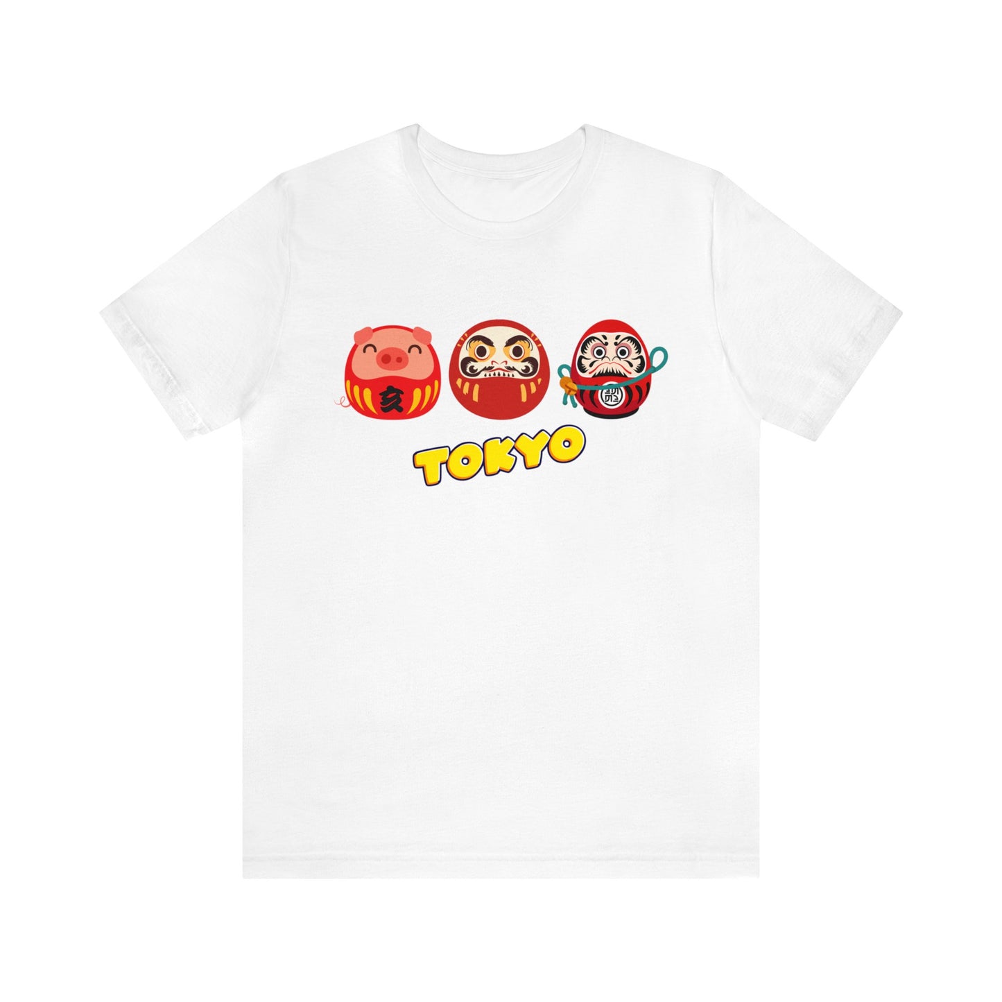 Tokyo Daruma Doll- Unisex T-Shirt- Express Delivery available