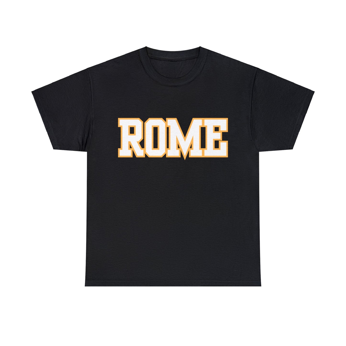 Rome Block Font- Unisex T-Shirt