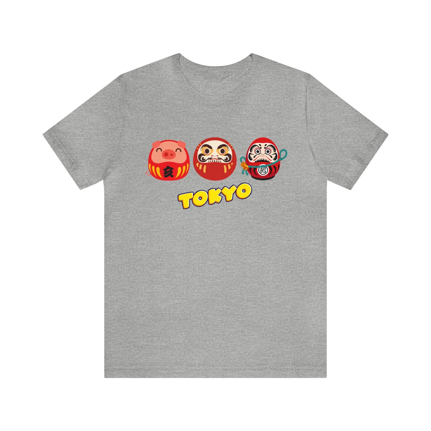 Tokyo Daruma Doll- Unisex T-Shirt- Express Delivery available