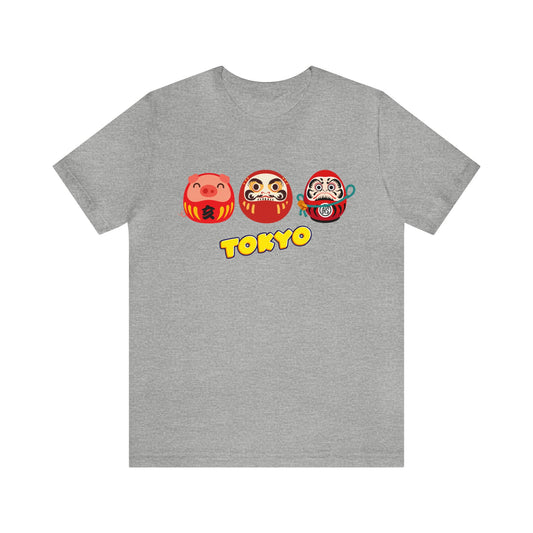 Tokyo Daruma Doll- Unisex T-Shirt- Express Delivery available