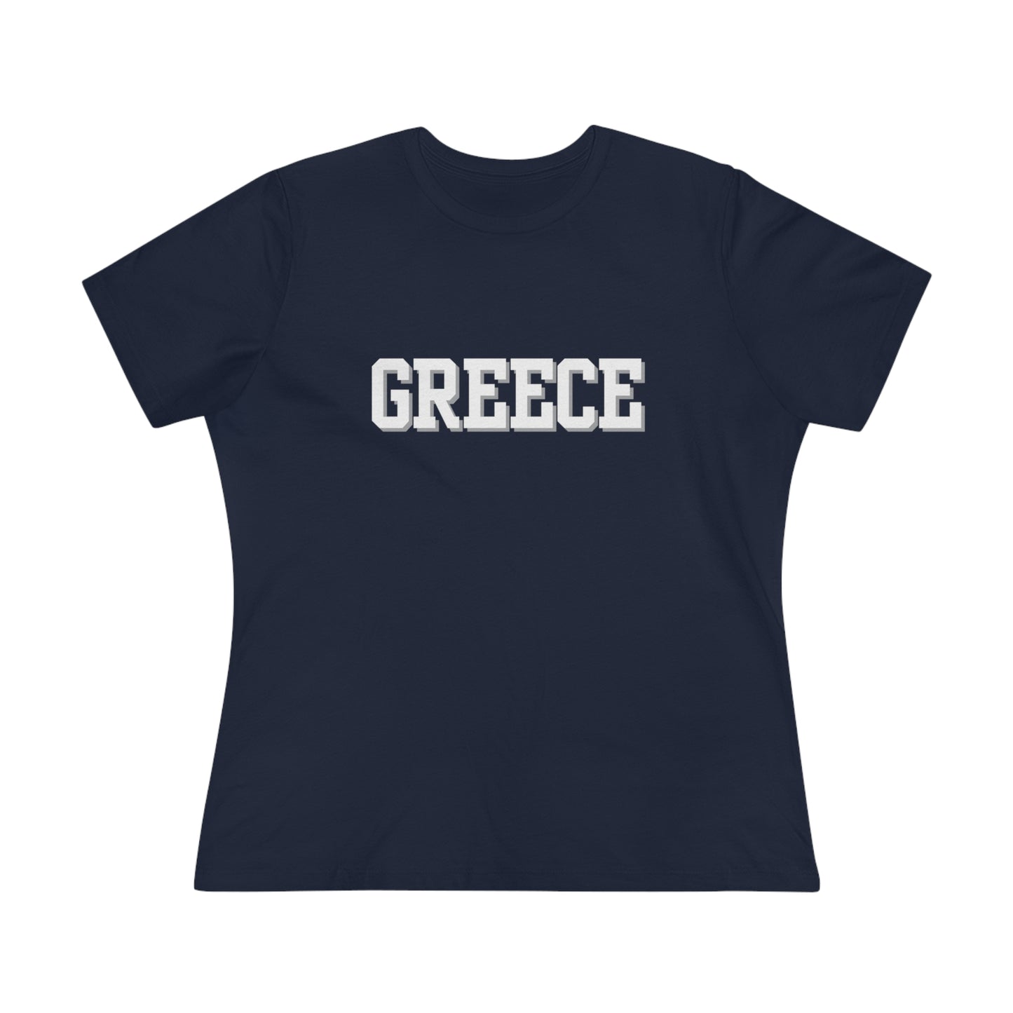 Greece Block Font- Women's T-Shirt