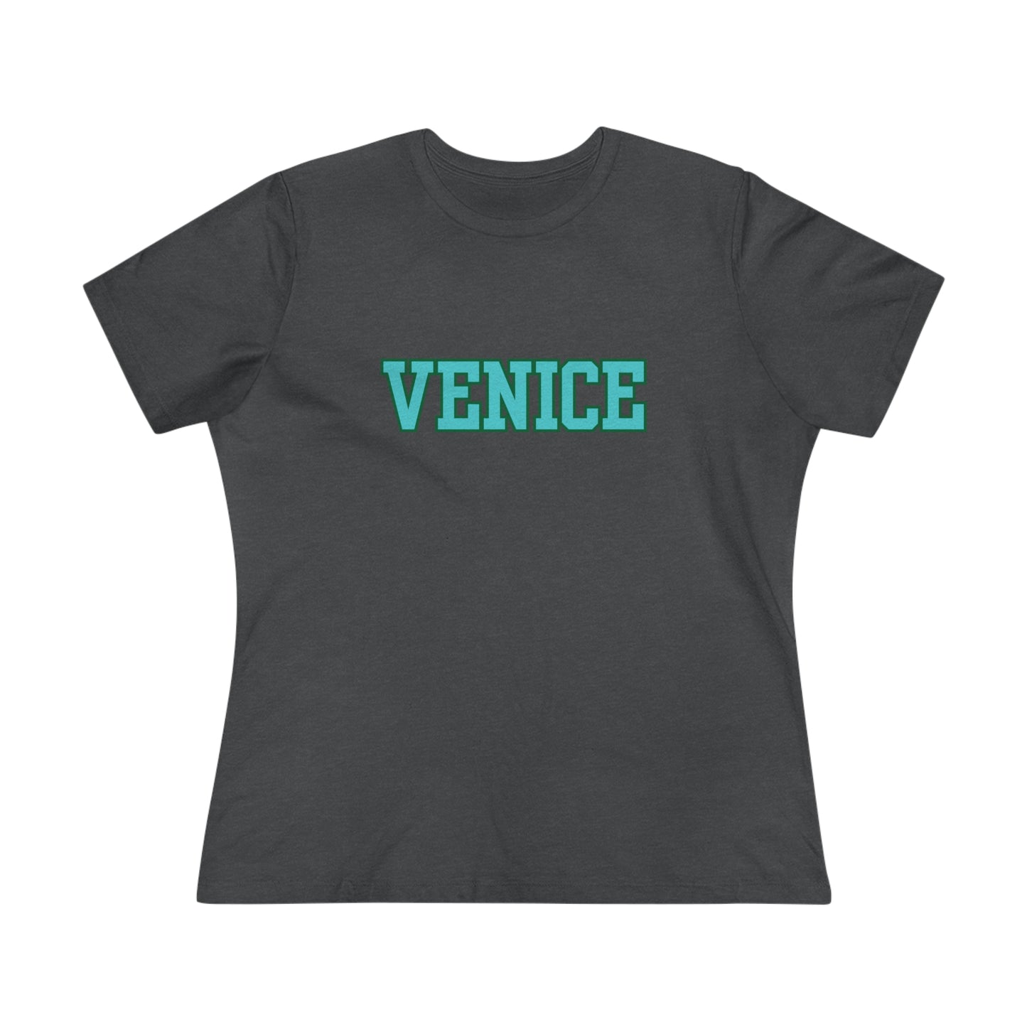 Italy Venice Block Font- Women's T-Shirt