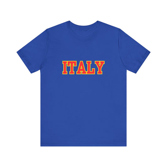 Italy Block Font- Unisex T-Shirt