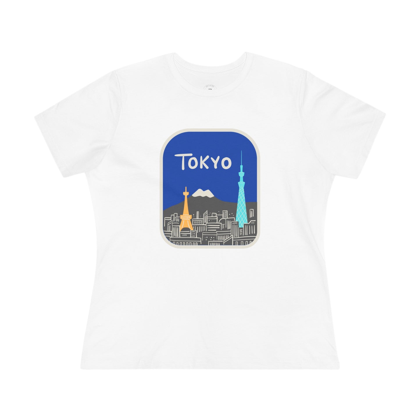 Tokyo Tower and Skytree- Women's T-Shirt