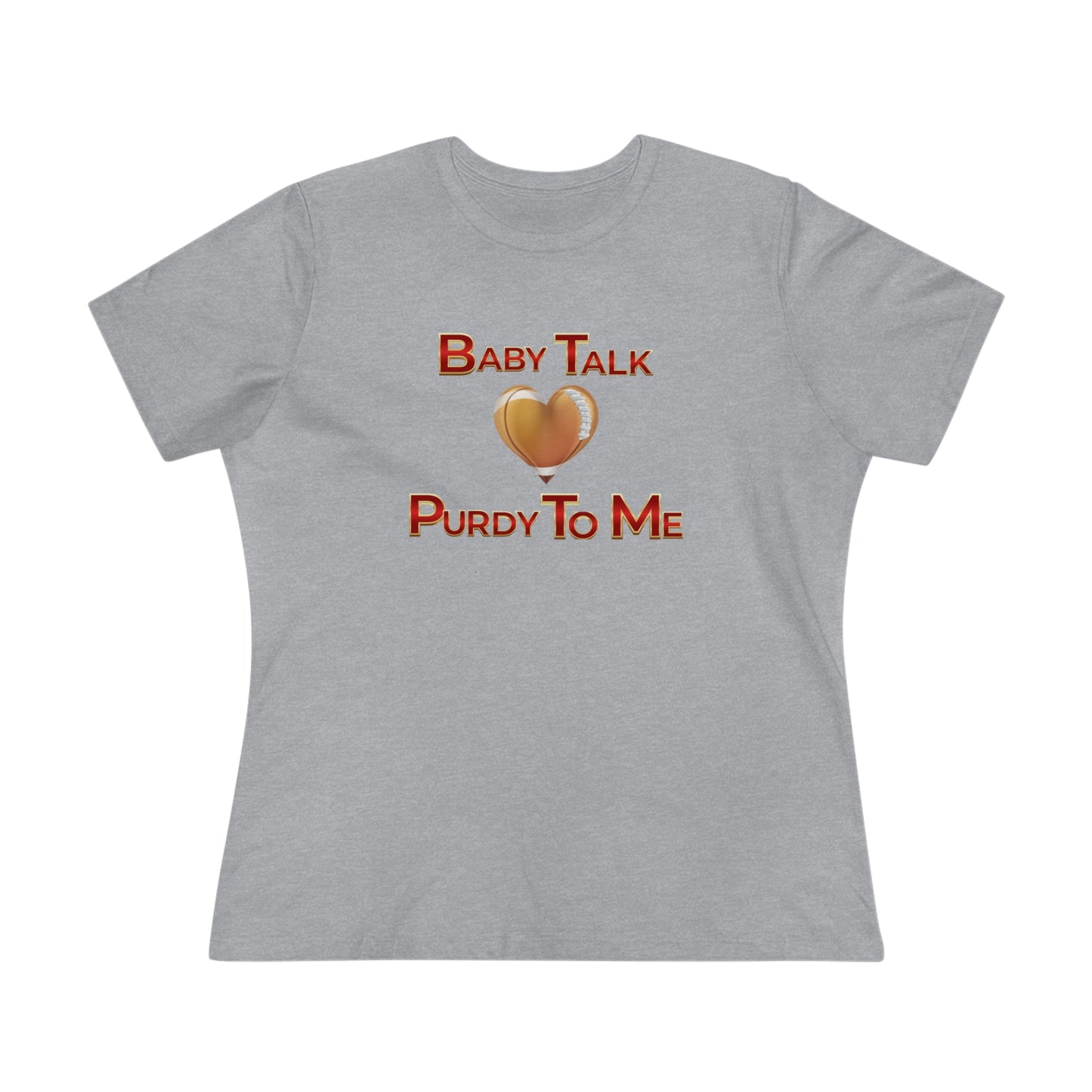 The Big Game LVIII Talk Purdy- Women's T-Shirt