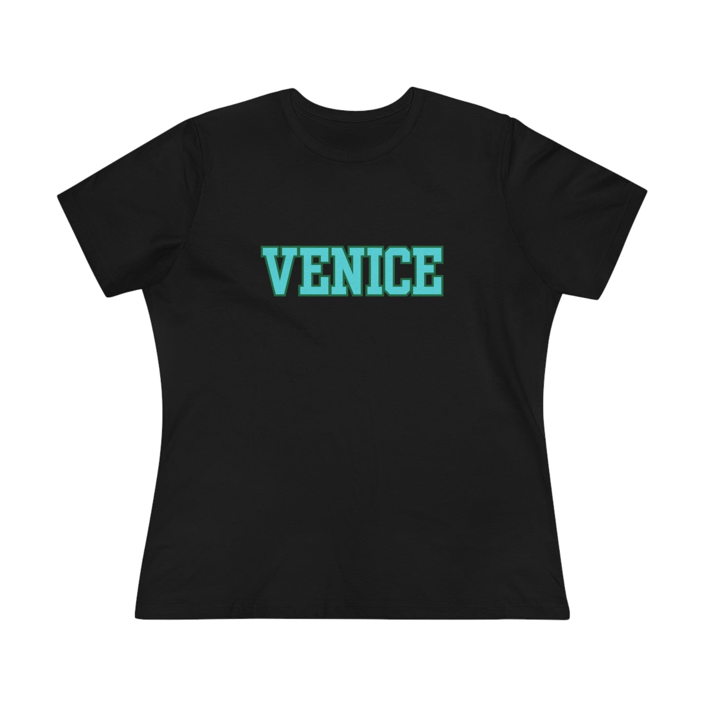 Italy Venice Block Font- Women's T-Shirt