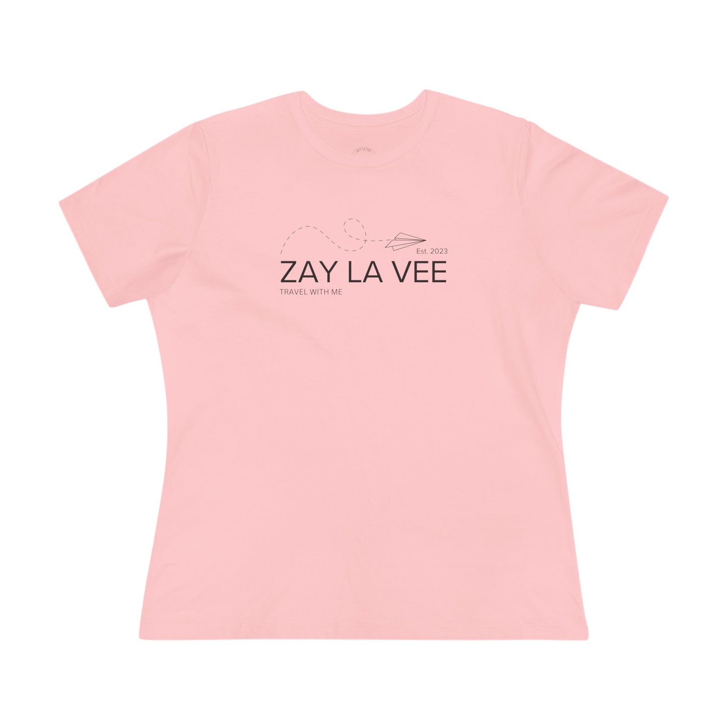 Zay La Vee Flat Logo Women's T-Shirt, view 6